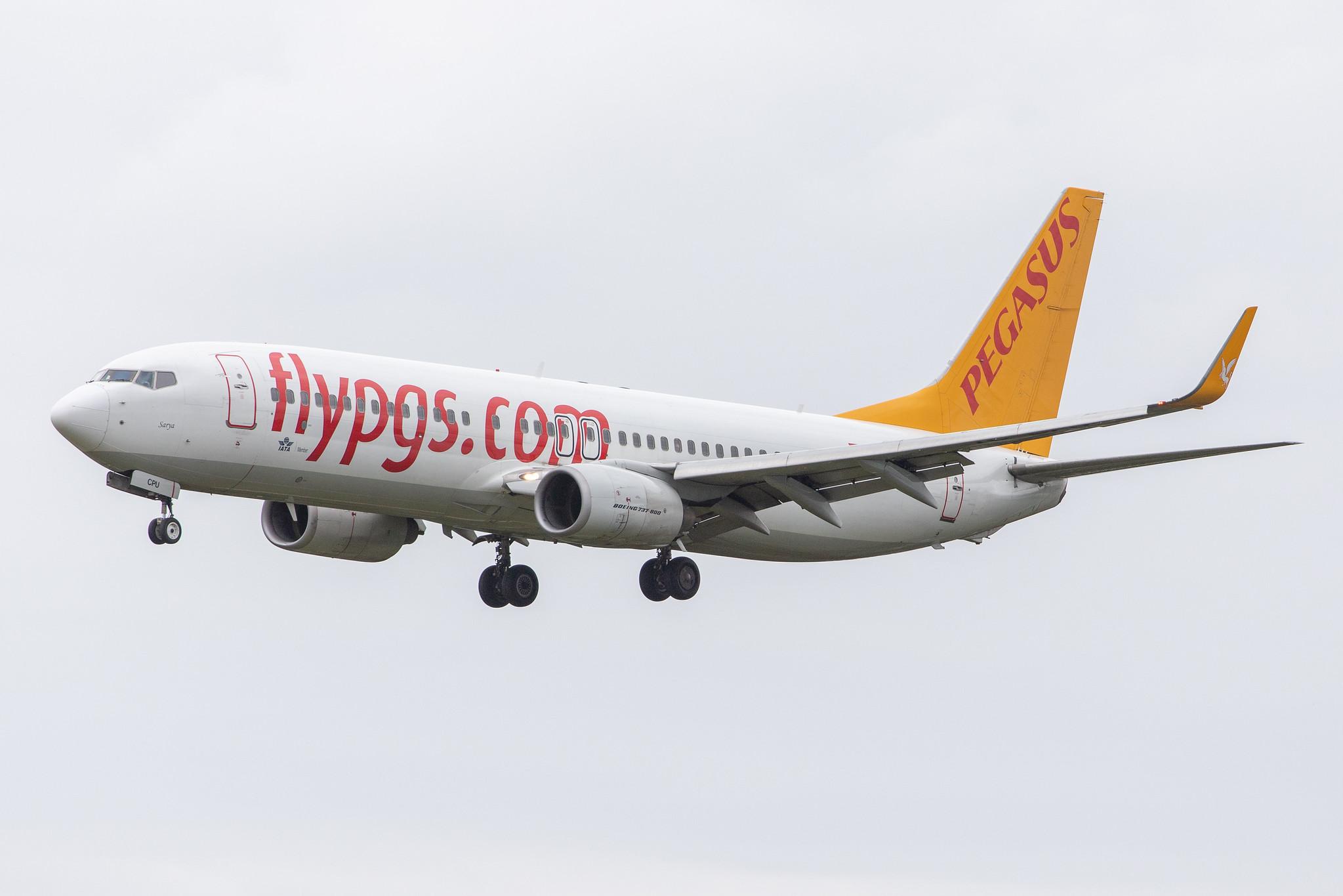 Hamburg Airport: Pegasus (PC / PGT) | Operator: Pegasus Airlines |  Boeing 737-86N B738 | TC-CPU | MSN 35216
