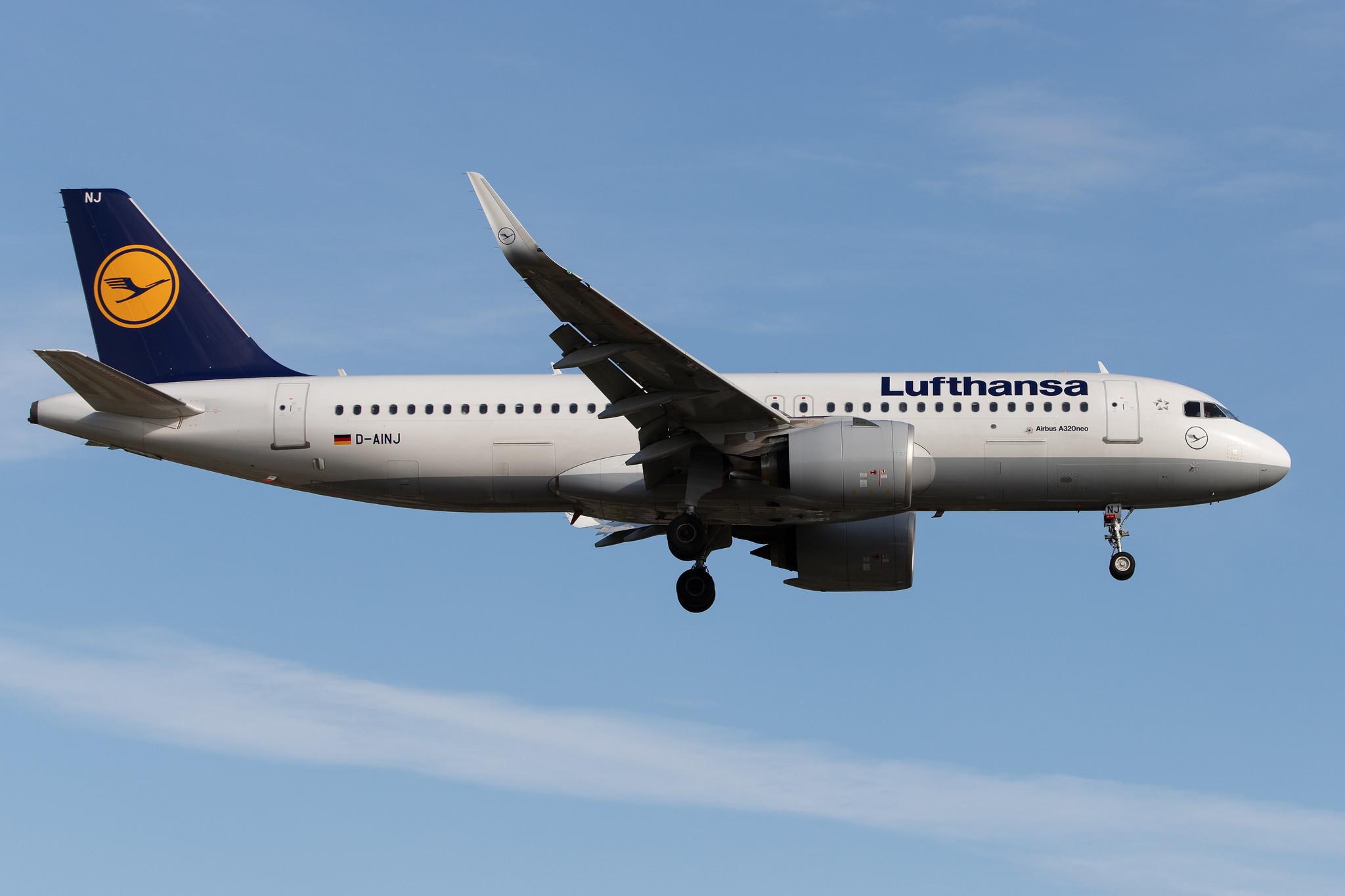 Hamburg Airport: Lufthansa (LH / DLH) |  Airbus A320-271N A20N | D-AINJ | MSN 7735