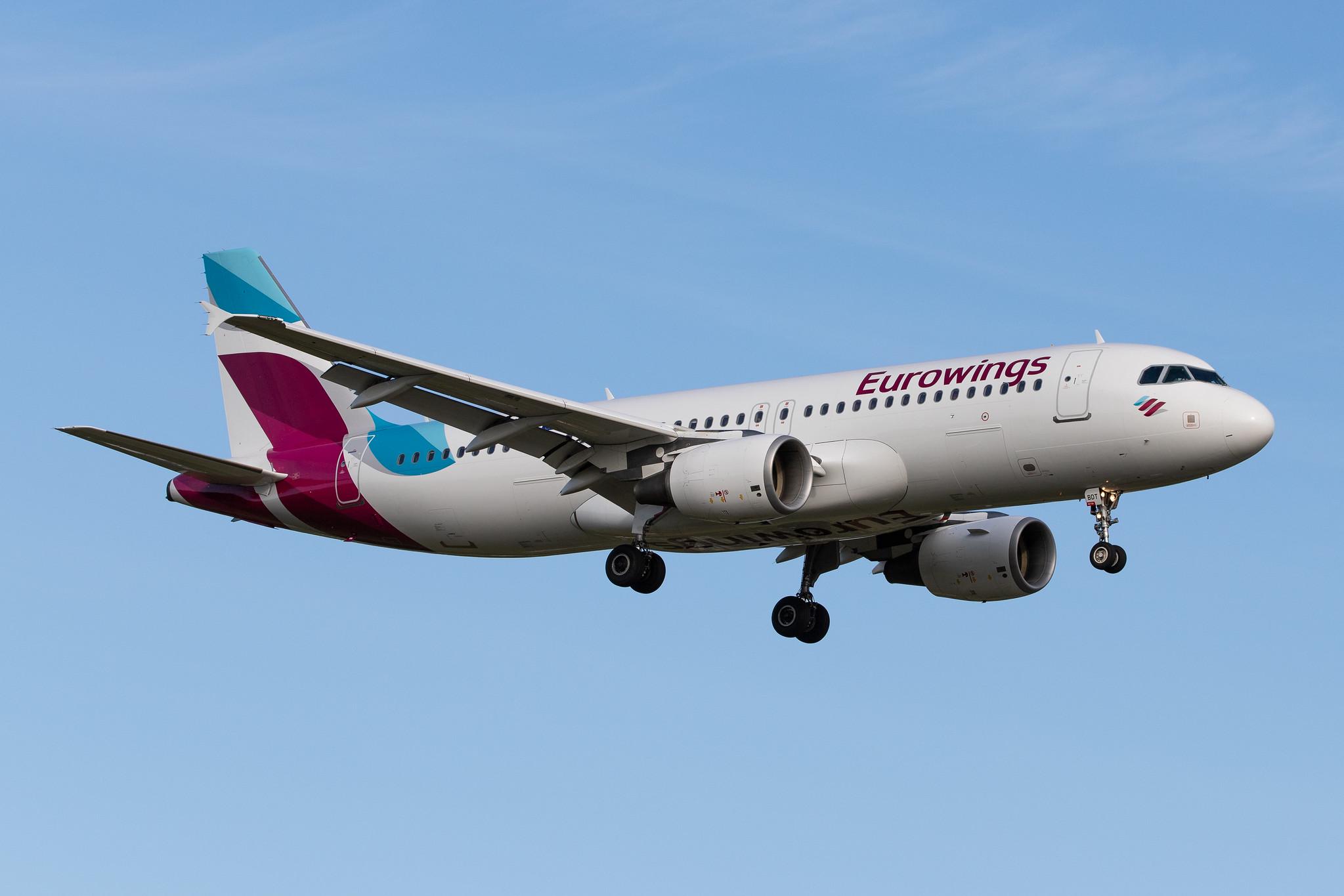 Hamburg Airport: Eurowings (EW / EWG) |  Airbus A320-214 A320 | D-ABDT | MSN 3422