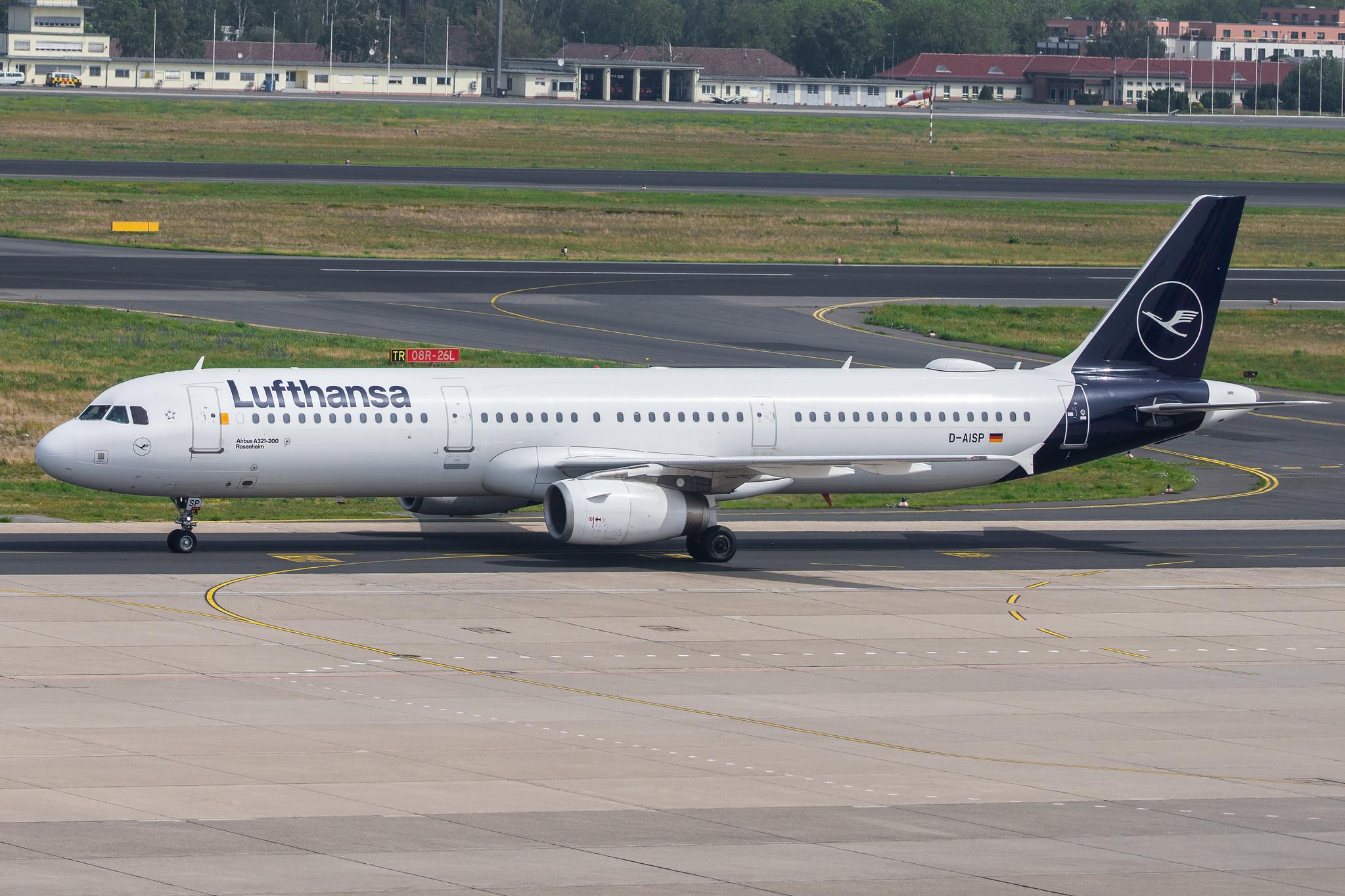 Flughafen Berlin Tegel (TXL): Lufthansa Airbus A321-231 A321 D-AISP MSN 3864