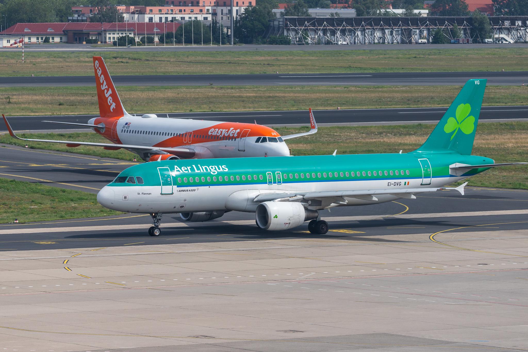 Flughafen Berlin Tegel (TXL): Aer Lingus Airbus A320-214 A320 EI-DVG MSN 3318