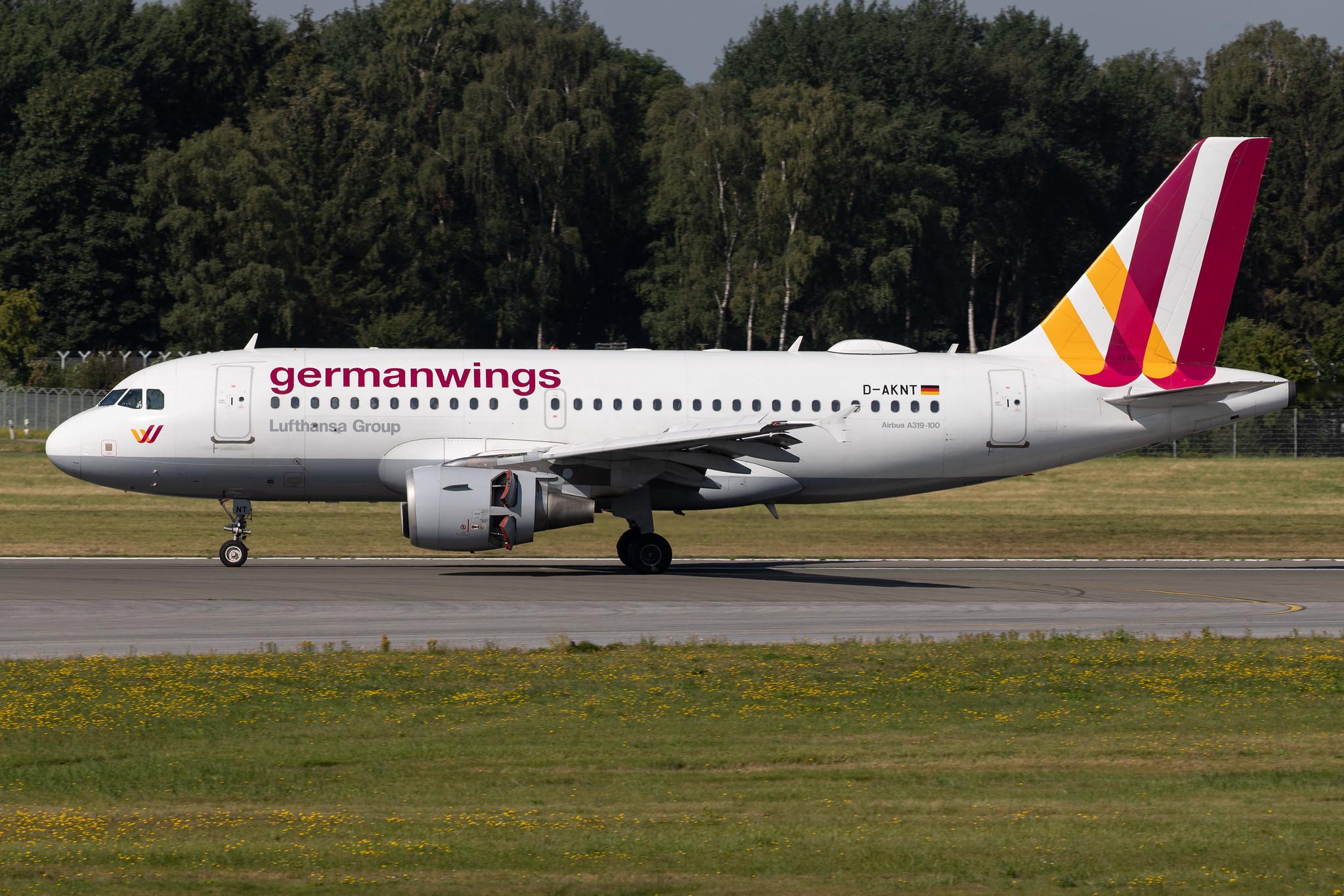 Hamburg Airport: Eurowings (EW / EWG) | Operator: Germanwings | Airbus A319-112 A319 | D-AKNT | MSN 2607