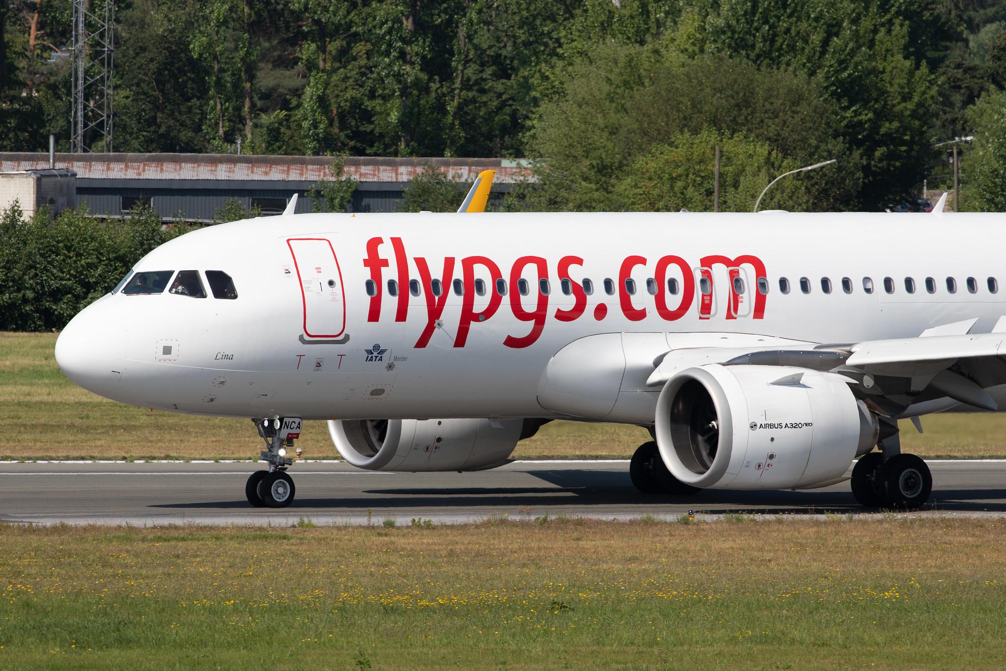 Hamburg Airport: Pegasus (PC / PGT) | Operator: Pegasus Airlines |  Airbus A320-271N A20N | TC-NCA | MSN 8868