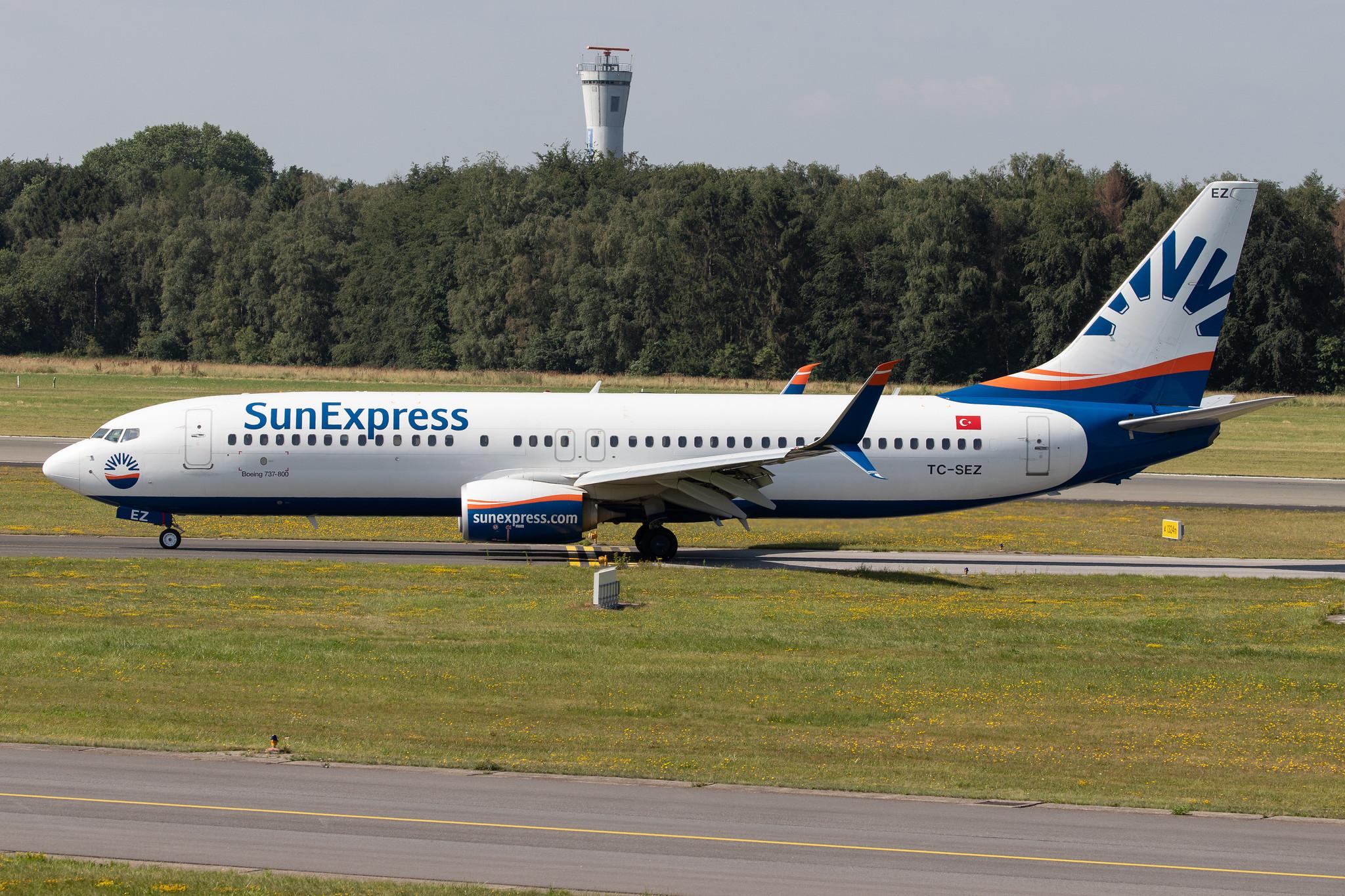 Hamburg Airport: SunExpress (XQ / SXS) |  Boeing 737-8HC B738 | TC-SEZ | MSN 61183