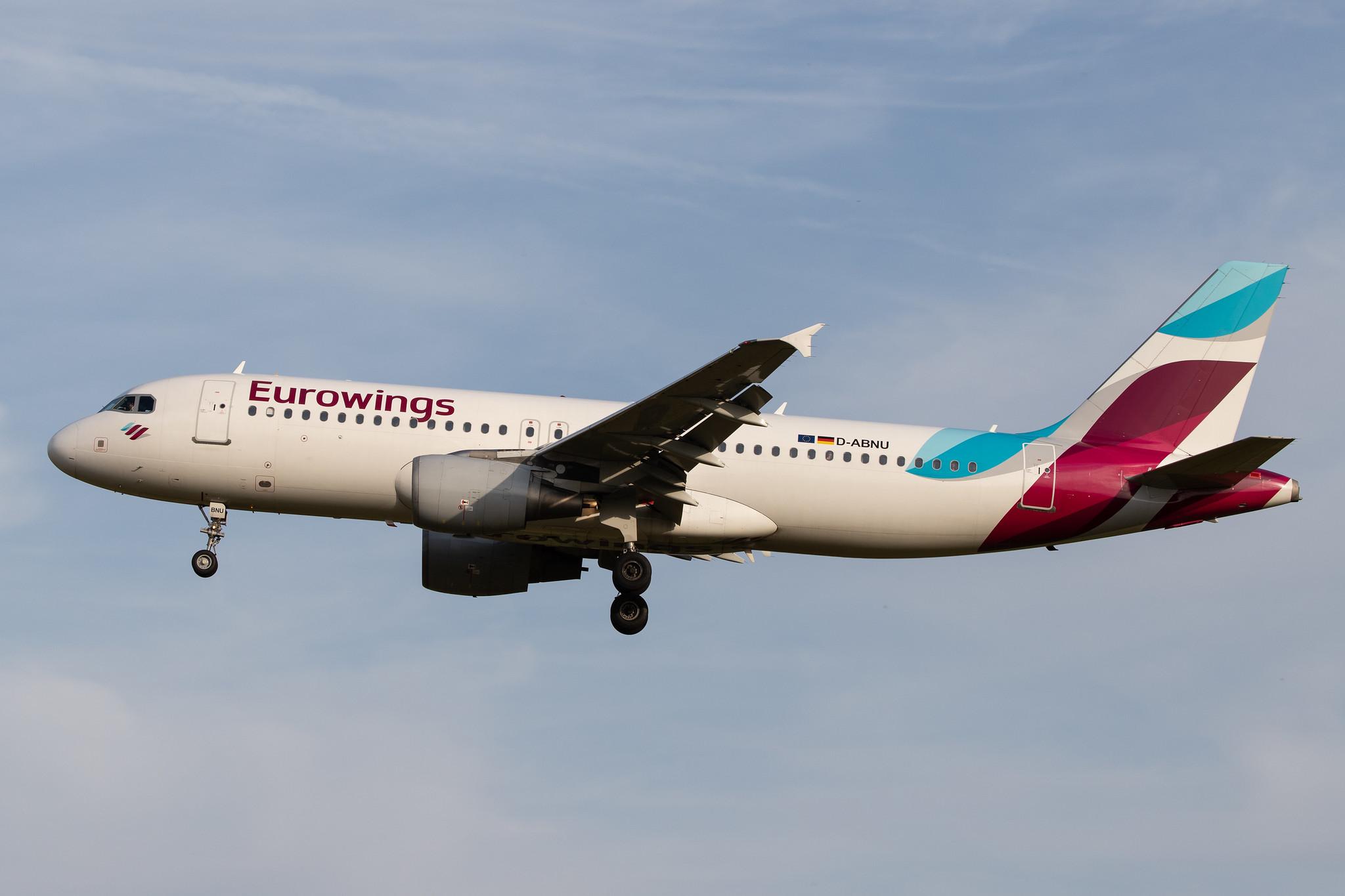 Hamburg Airport: Eurowings (EW / EWG) |  Airbus A320-214 A320 | D-ABNU | MSN 2591