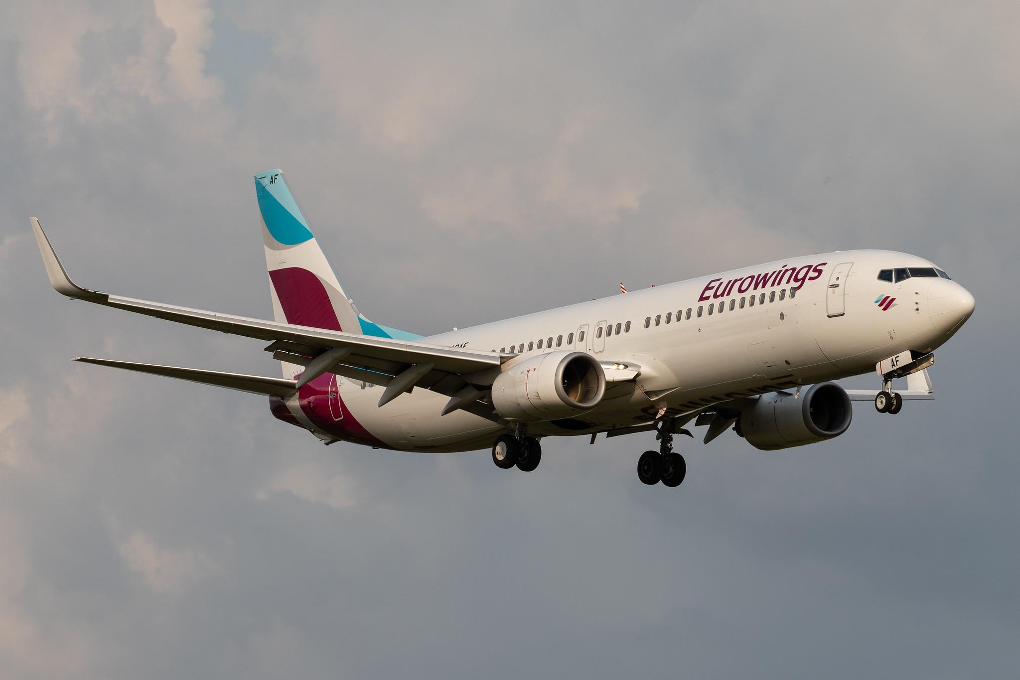 Hamburg Airport: Eurowings (EW / EWG) | Operator: TUI fly | Boeing 737-86J B738 | D-ABAF | MSN 30878