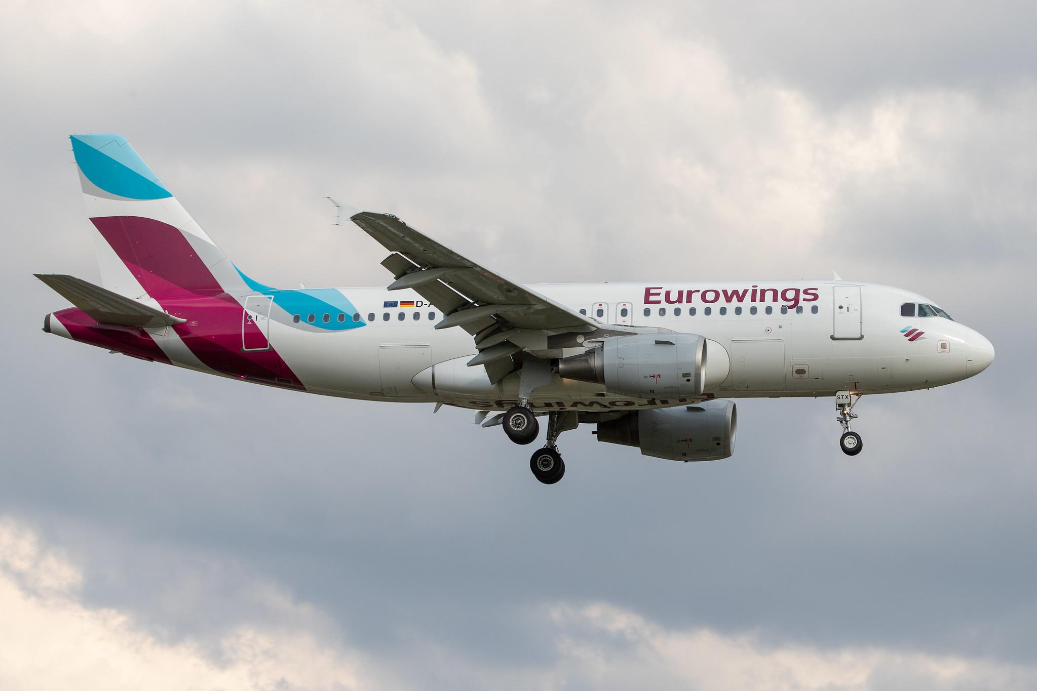 Hamburg Airport: Eurowings (EW / EWG) | Operator: Germanwings | Airbus A319-112 A319 | D-ASTX | MSN 3202