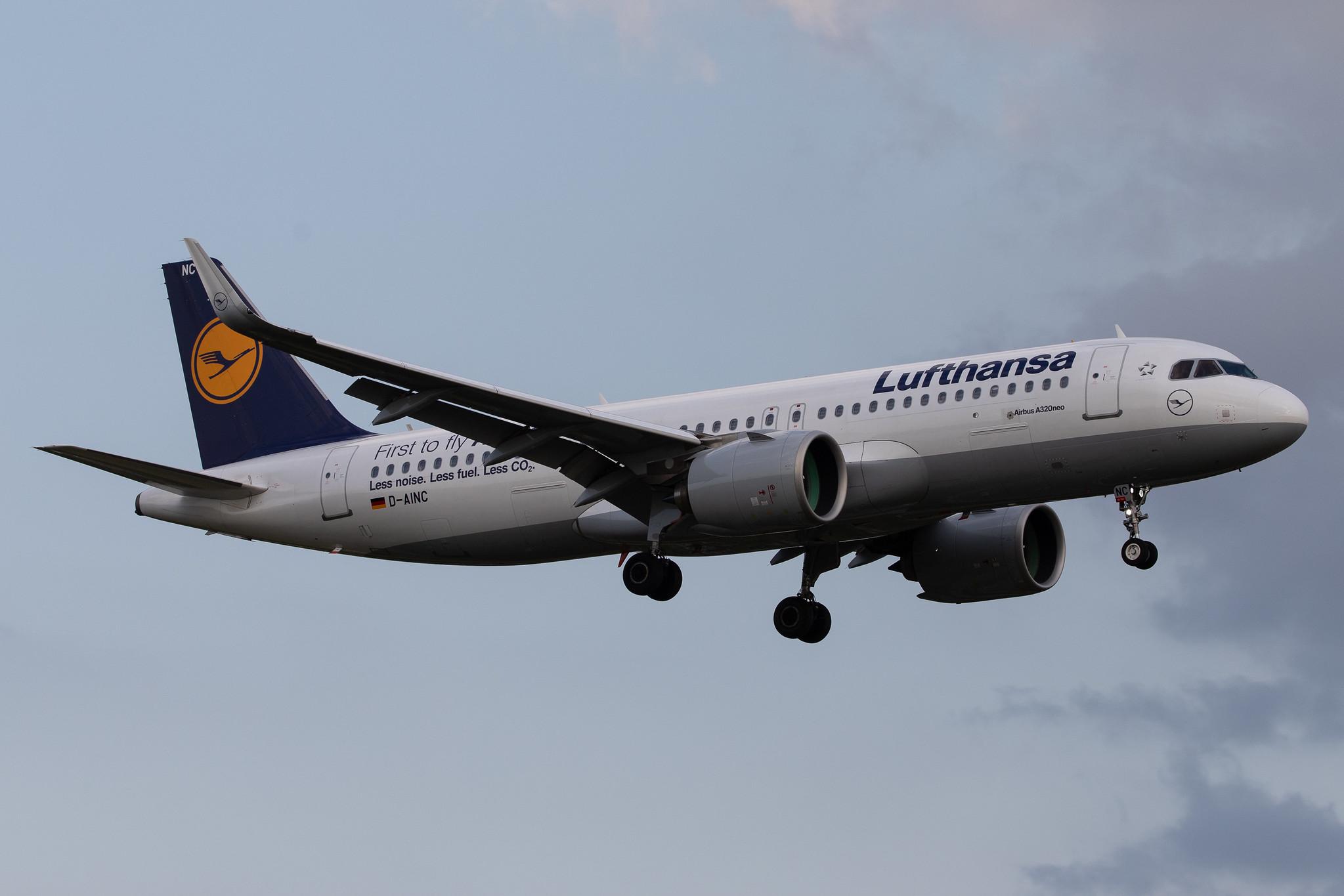 Hamburg Airport: Lufthansa (LH / DLH) | Airbus A320-271N A20N | D-AINC | MSN 6920