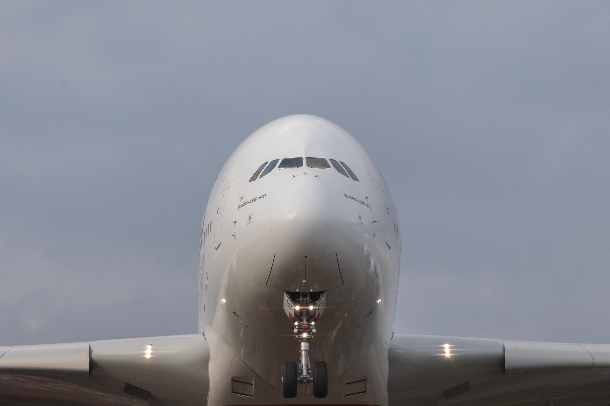Hamburg Airport: Emirates (EK / UAE) |  Airbus A380-842 A388 | A6-EVE | MSN 250