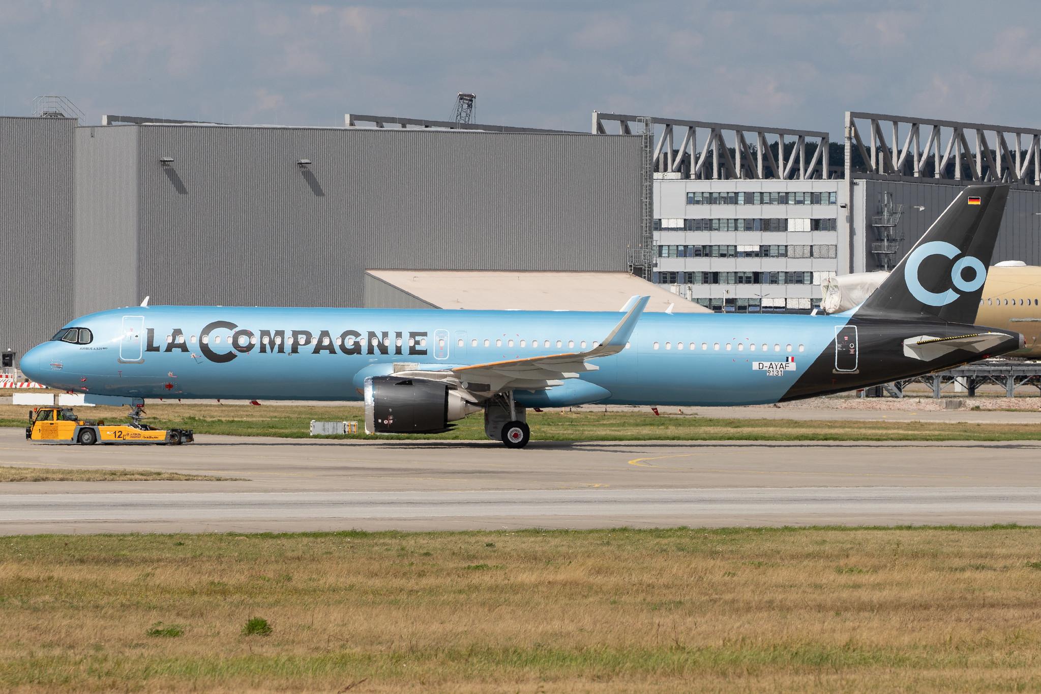 Flugplatz Hamburg-Finkenwerder: Airbus (/ AIB) |  Airbus A321-251NX A21N | D-AYAF | MSN 9131 (La Compagnie)