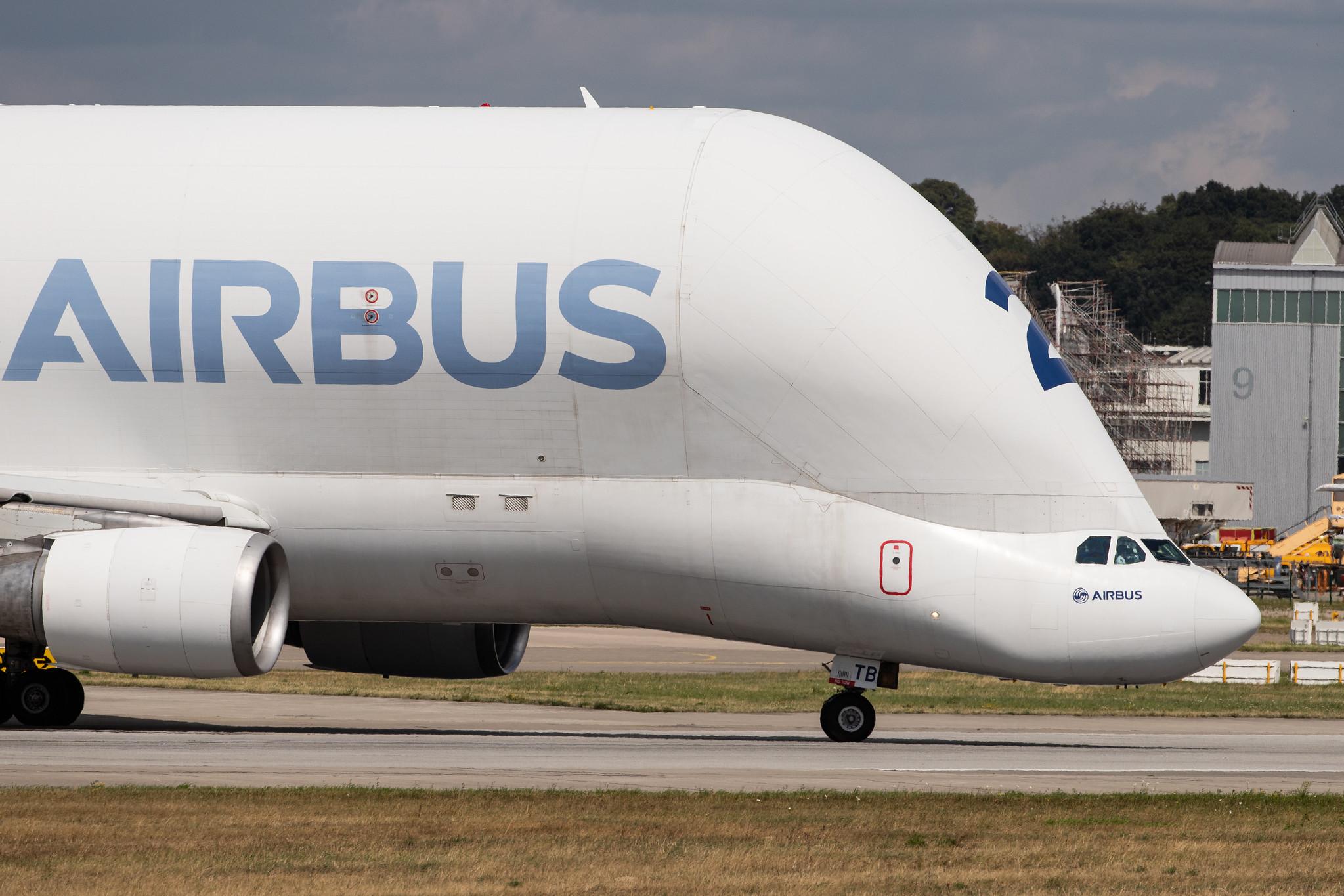 Flugplatz Hamburg-Finkenwerder: : Airbus Transport International (4Y / BGA) |  Airbus A300-608ST Beluga A3ST | F-GSTB | MSN 751