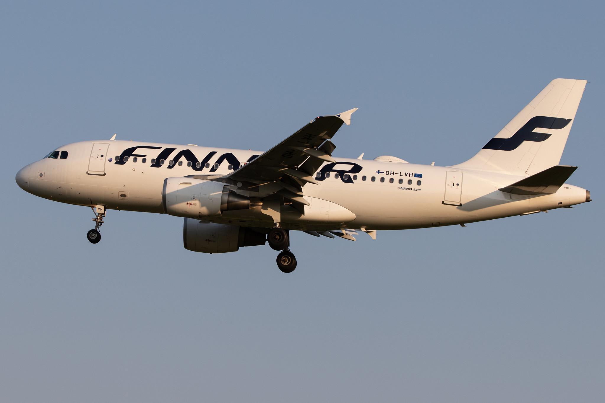 Hamburg Airport: Finnair (AY / FIN) |  Airbus A319-112 A319 | OH-LVH | MSN 1184
