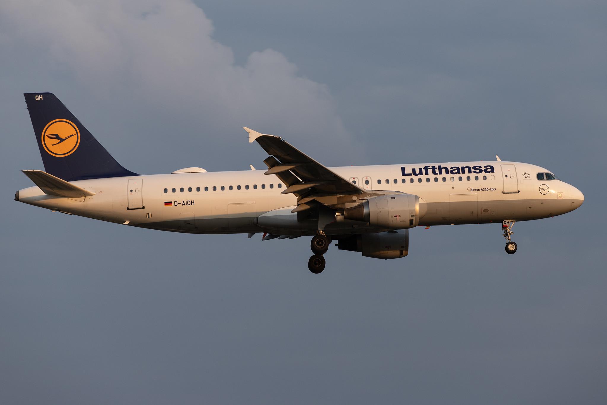 Hamburg Airport: Lufthansa (LH / DLH) |  Airbus A320-211 A320 | D-AIQH | MSN 0217