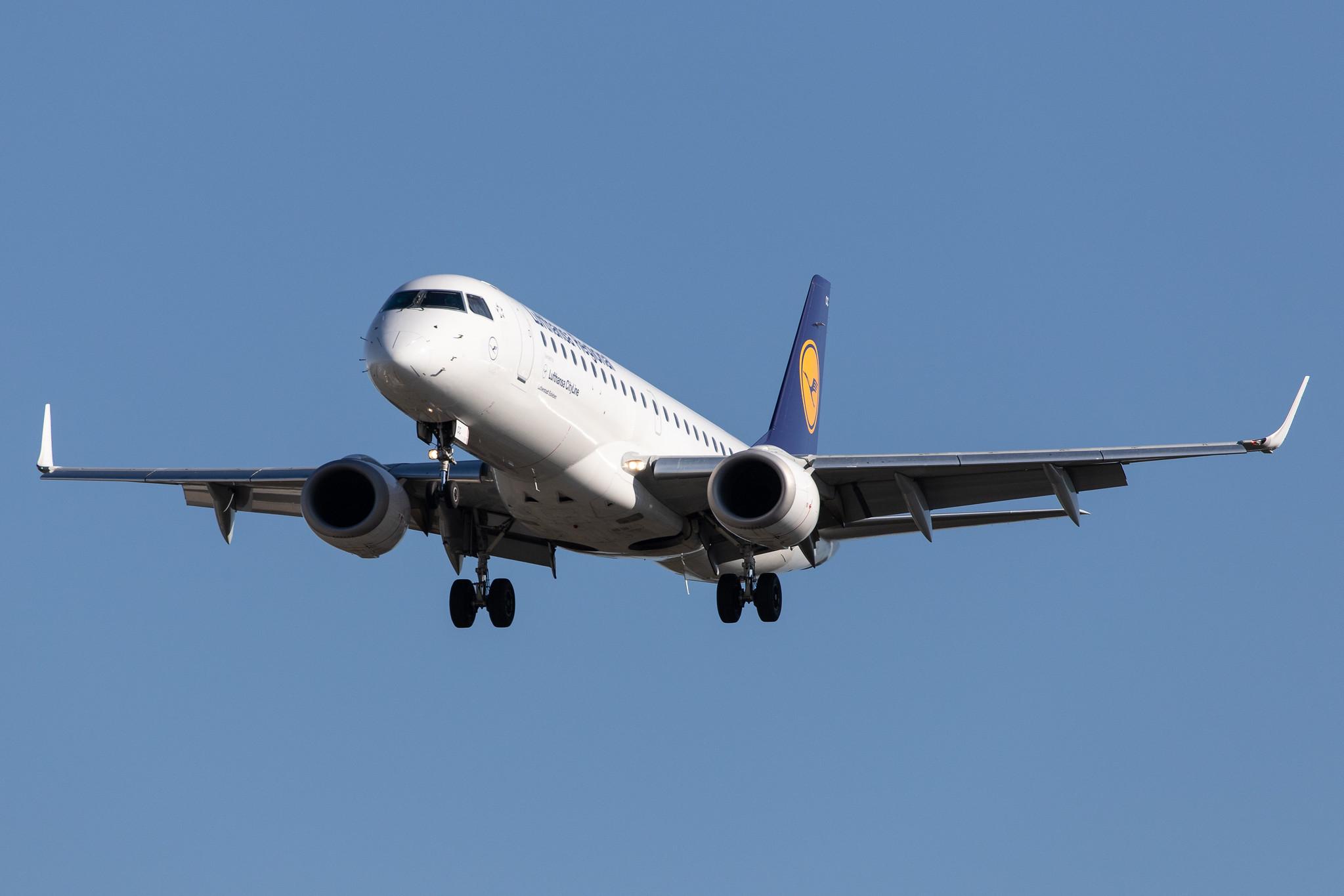 Frankfurt Airport: Lufthansa (LH / DLH) | Operator: Lufthansa CityLine |  Embraer ERJ-190LR E190 | D-AECC | MSN 19000333