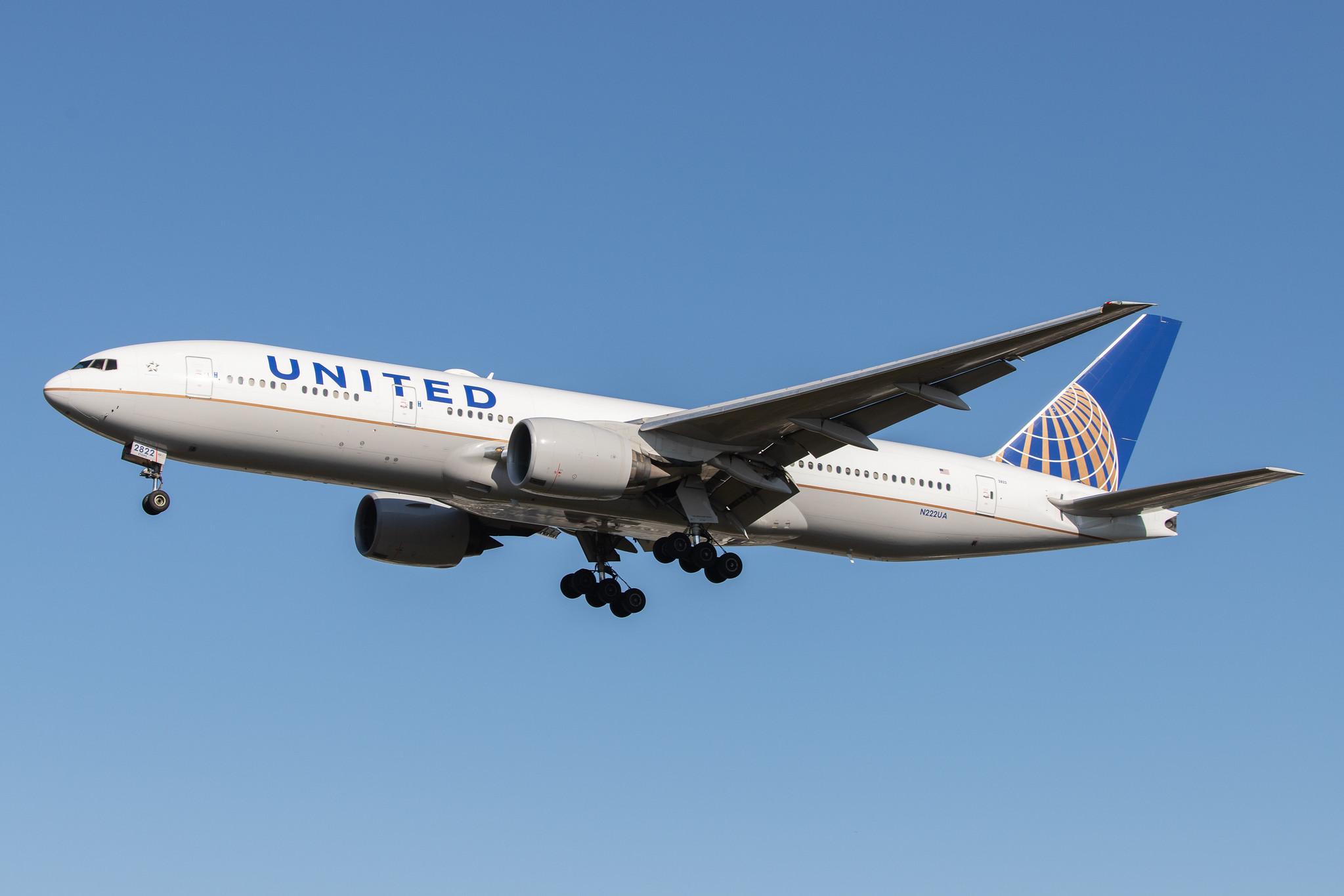 Frankfurt Airport: United Airlines (UA / UAL) |  Boeing 777-222(ER) B772 | N222UA | MSN 30553