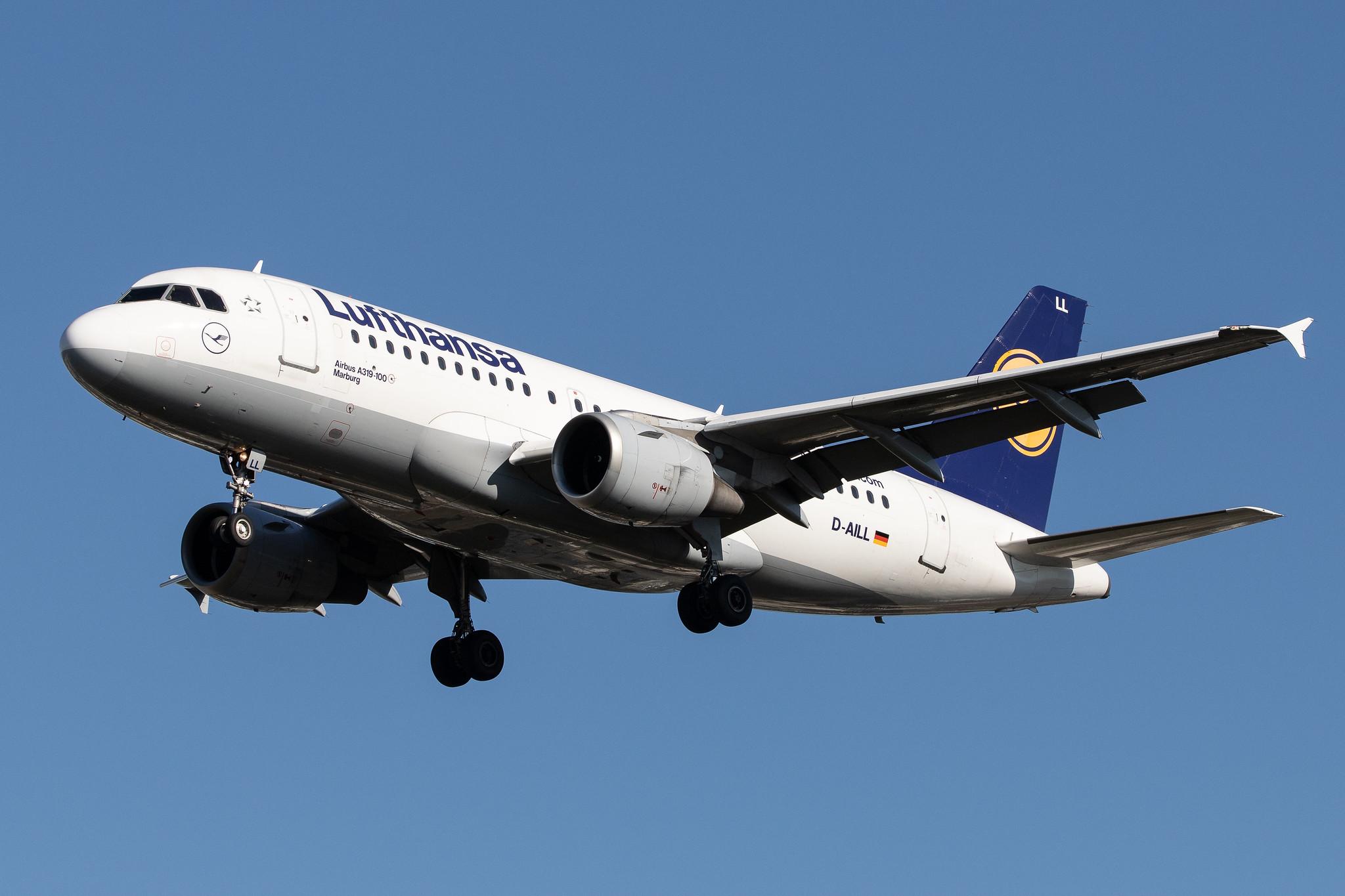 Frankfurt Airport: Lufthansa (LH / DLH) |  Airbus A319-114 A319 | D-AILL | MSN 0689