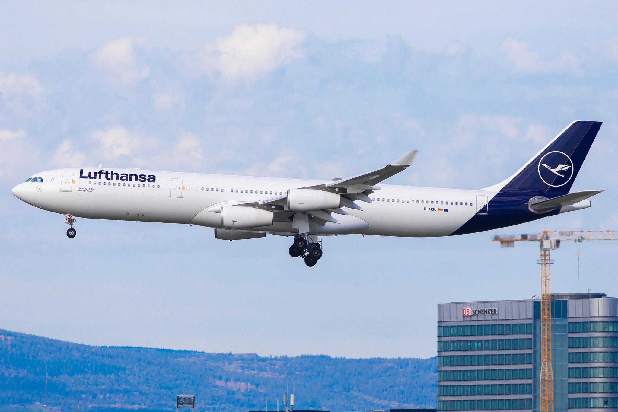 Frankfurt Airport: Lufthansa (LH / DLH) |  Airbus A340-313 A343 | D-AIGU | MSN 0321