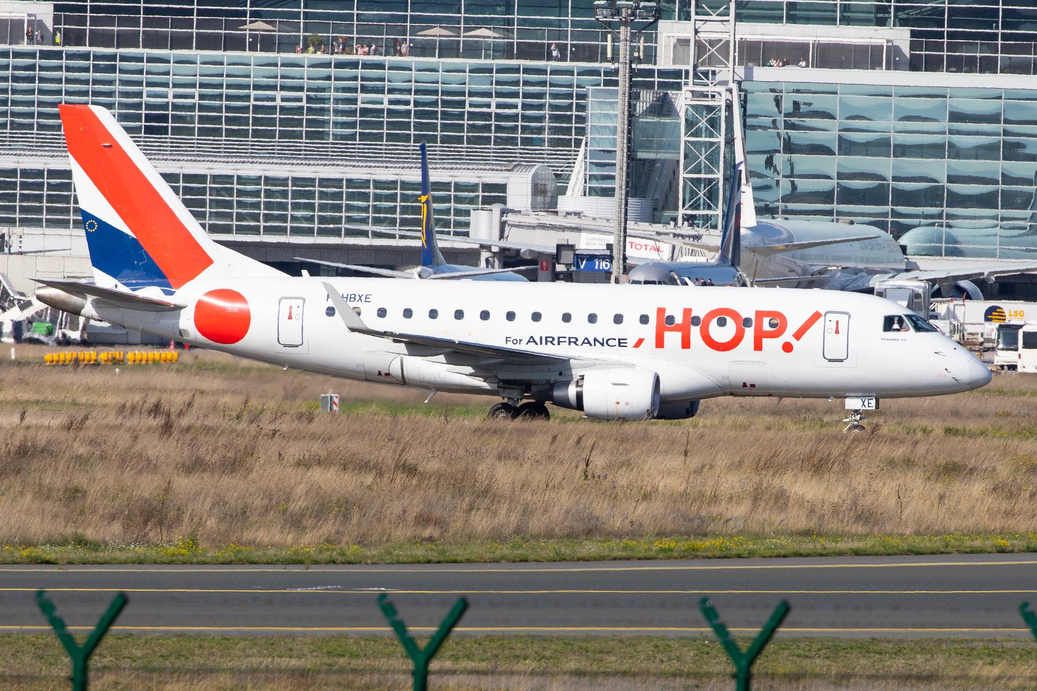 Frankfurt Airport: Air France (AF / AFR) | Operator: HOP! |  Embraer ERJ-170STD E170 | F-HBXE | MSN 17000286