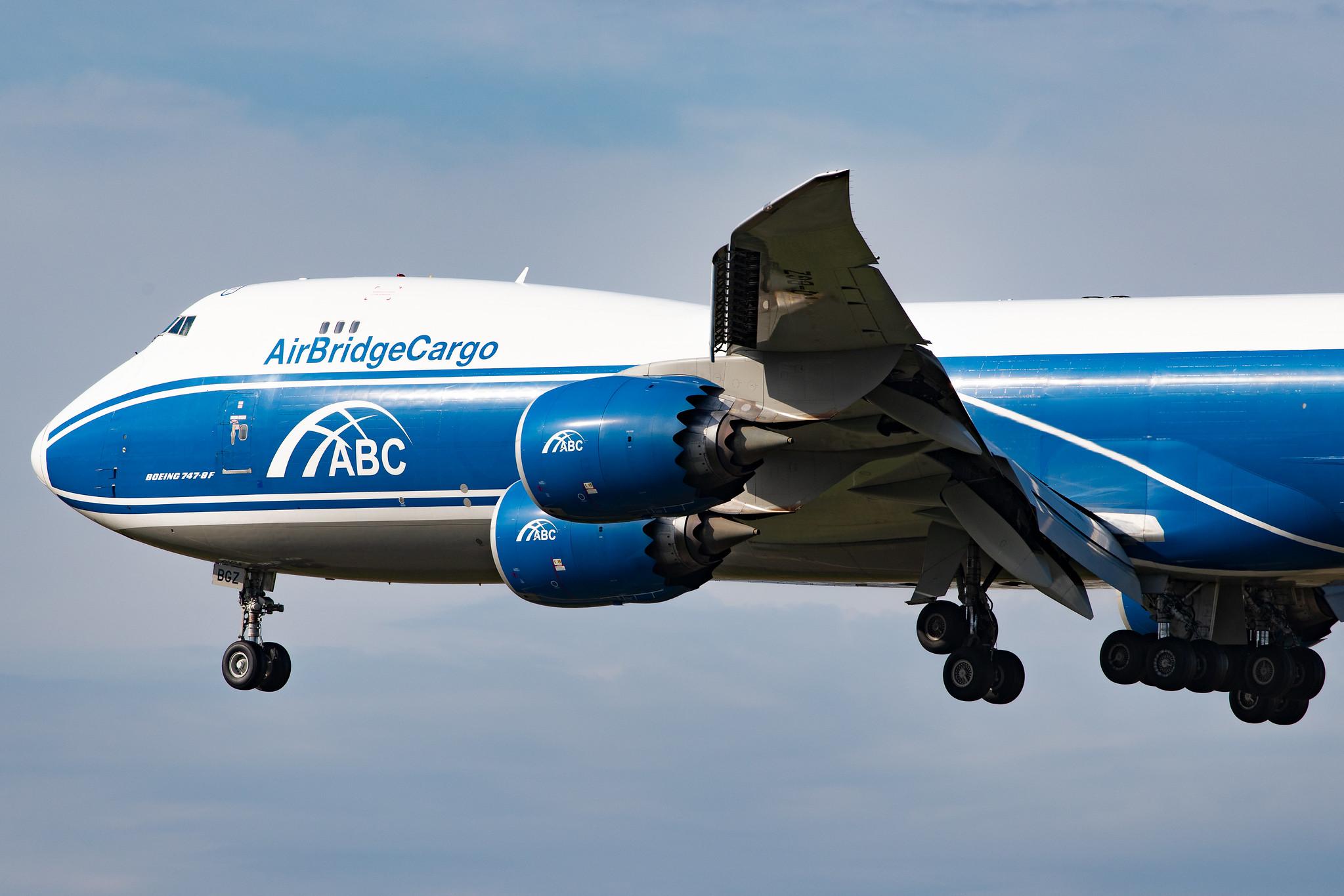 Frankfurt Airport: AirBridgeCargo (RU / ABW) | Operator: AirBridgeCargo Airlines |  Boeing 747-8HV(F) B748 | VQ-BGZ | MSN 37580