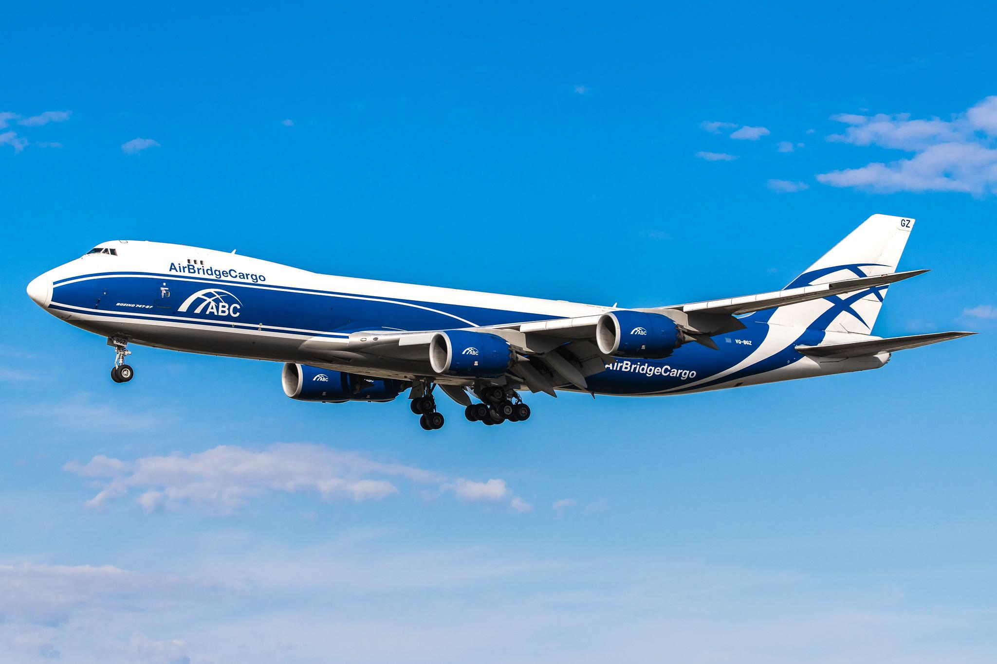 Frankfurt Airport: AirBridgeCargo (RU / ABW) | Operator: AirBridgeCargo Airlines |  Boeing 747-8HV(F) B748 | VQ-BGZ | MSN 37580