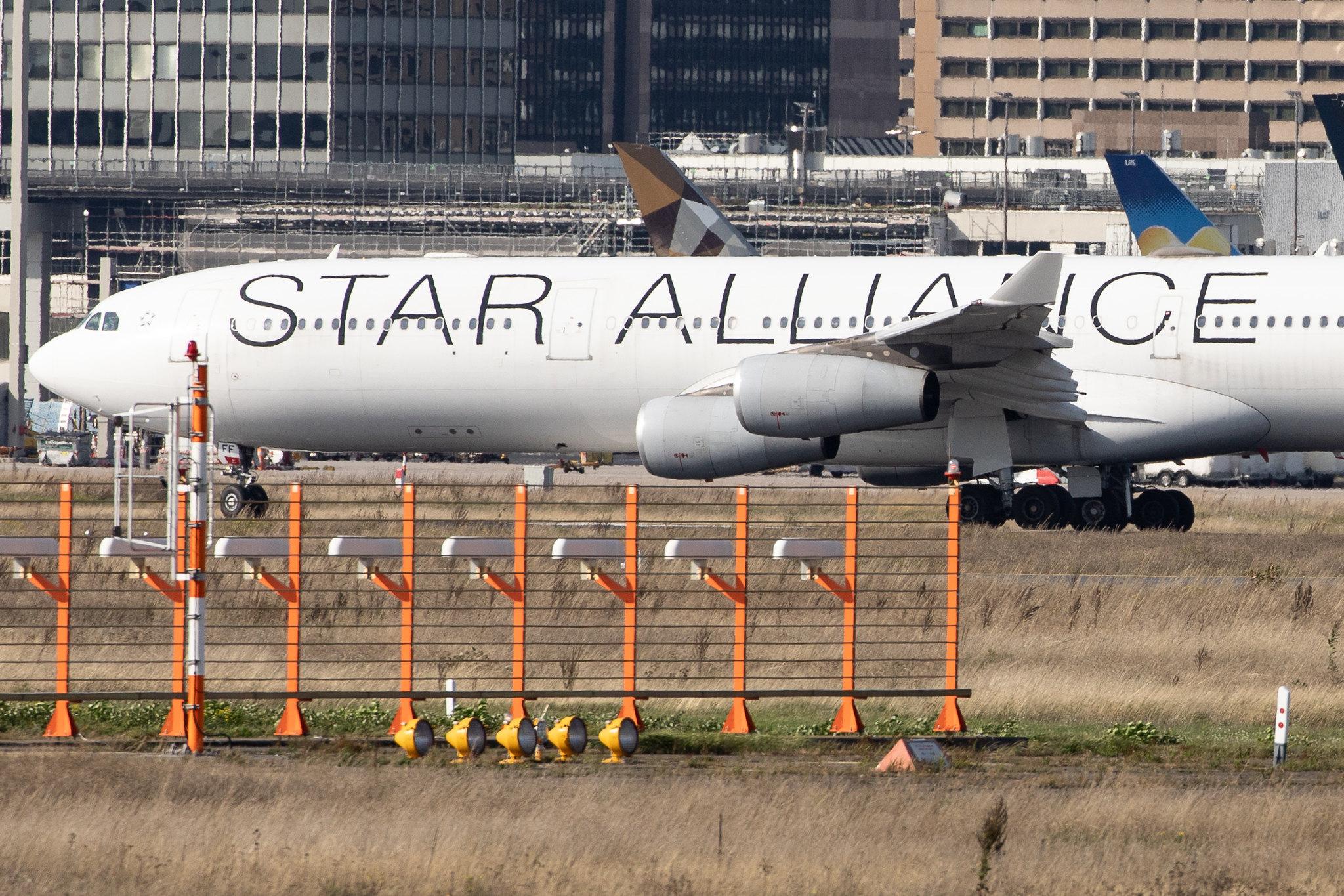 Frankfurt Airport: Lufthansa (LH / DLH) |  Livery: Star Alliance Livery | Operator: Lufthansa CityLine |  Airbus A340-313 A343 | D-AIFF | MSN 0447