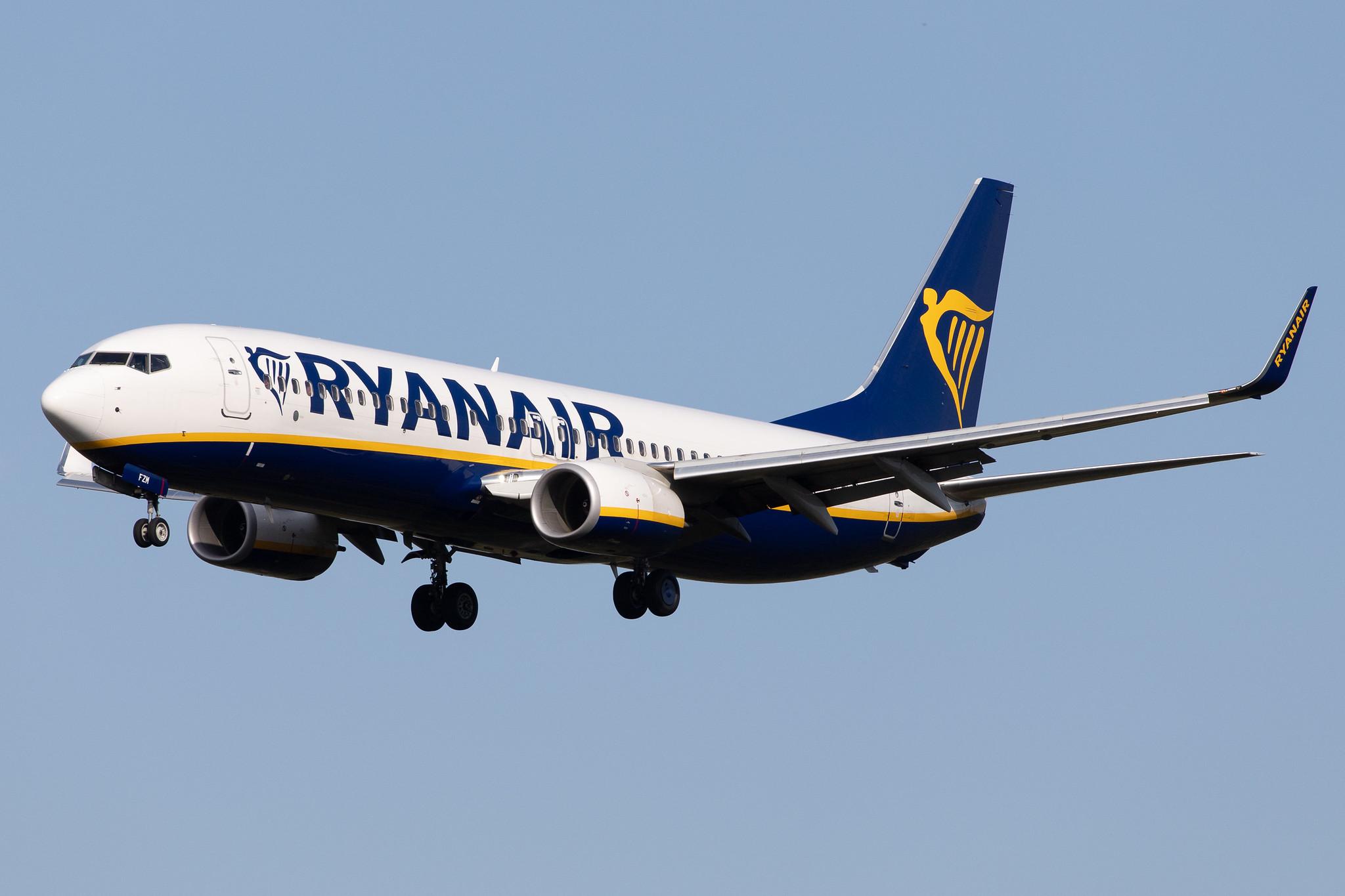 Frankfurt Airport: Ryanair (FR / RYR) |  Boeing 737-8AS B738 | EI-FZM | MSN 44785