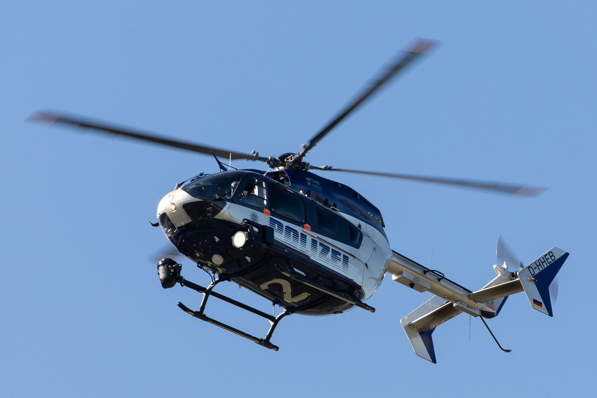 Frankfurt Airport: Polizei Hessen |  Airbus Helicopters H145 EC45 | D-HHEB | MSN 9070