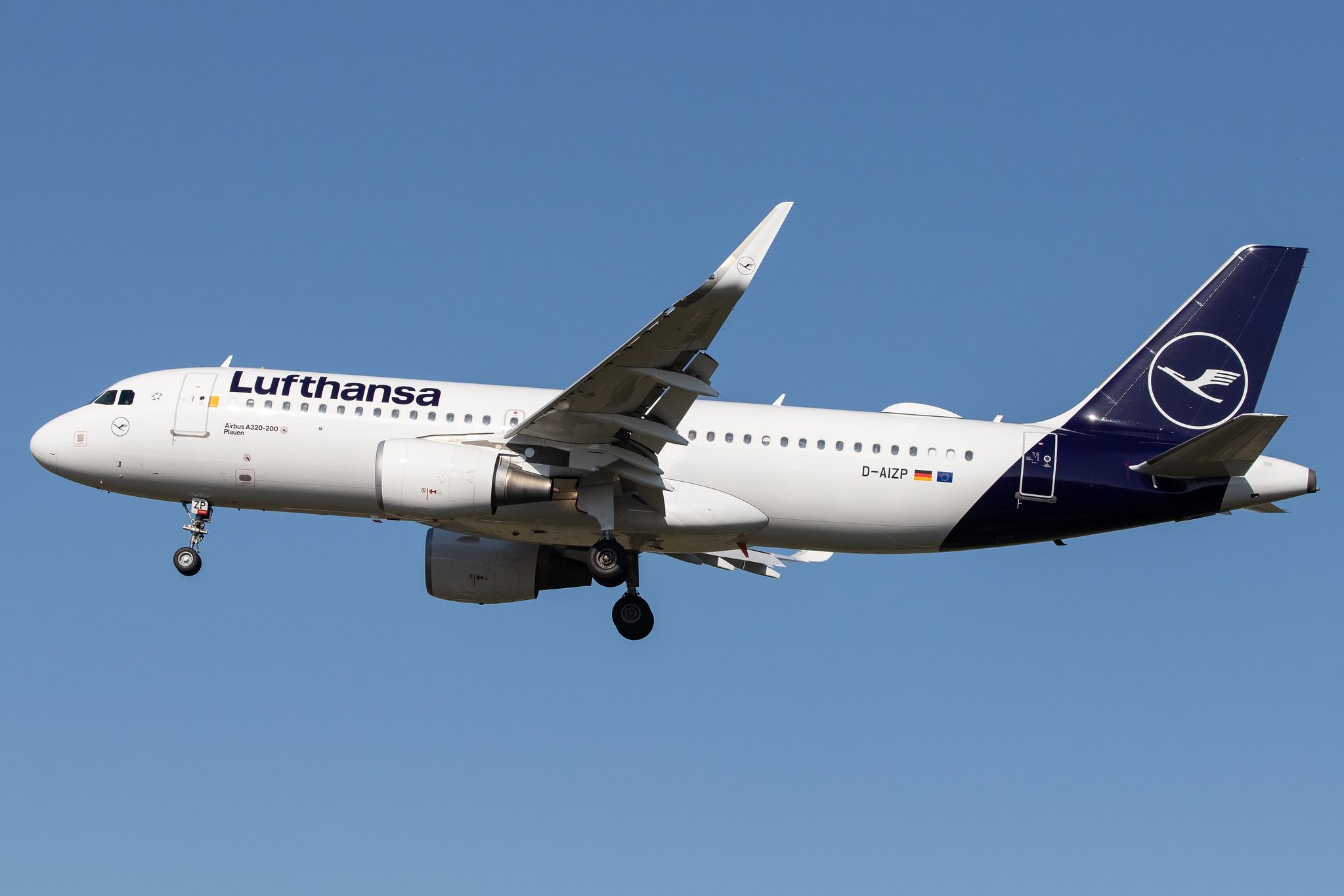 Frankfurt Airport: Lufthansa (LH / DLH) |  Airbus A320-214 A320 | D-AIZP | MSN 5487