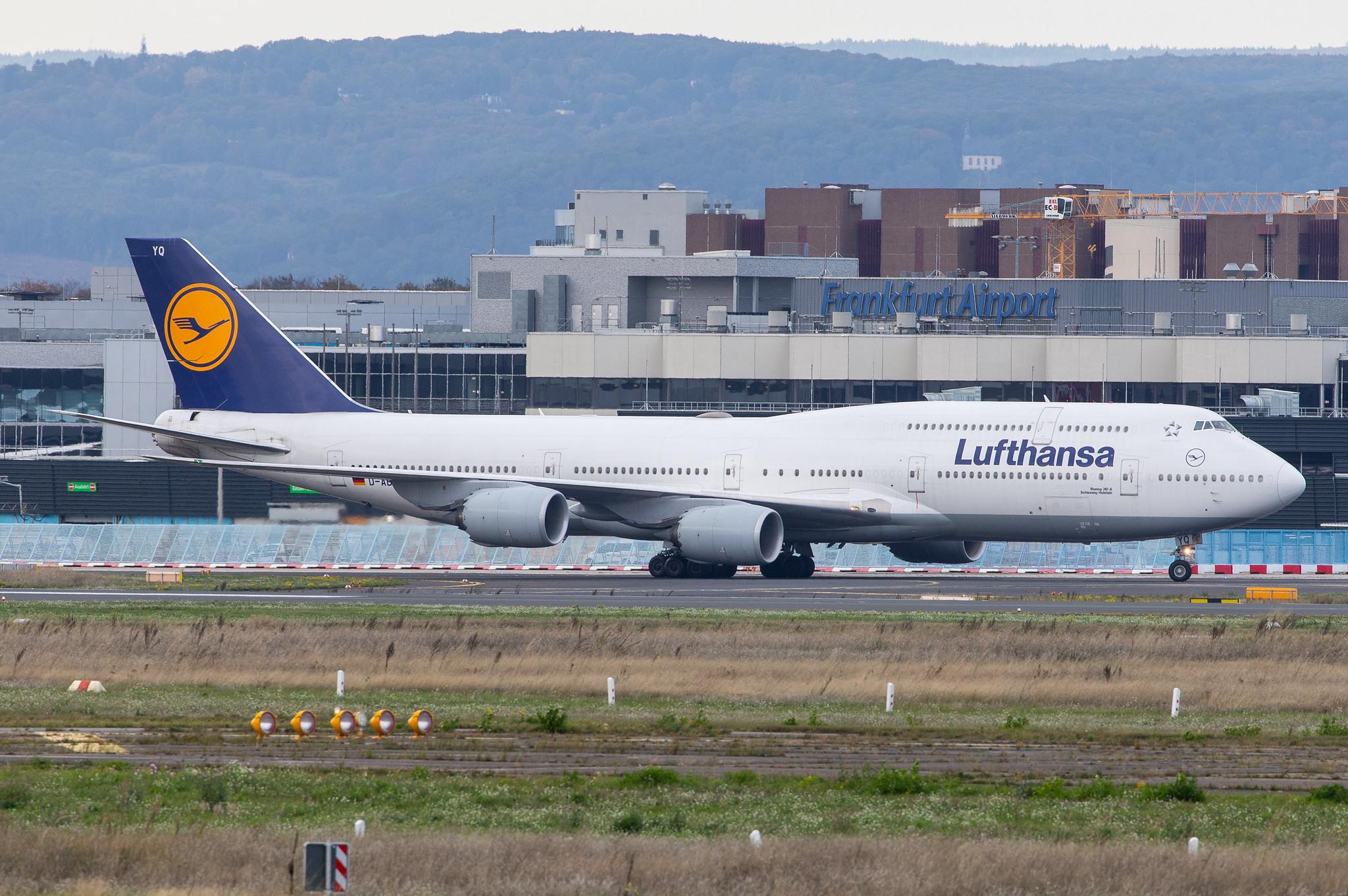 Frankfurt Airport: Lufthansa (LH / DLH) |  Boeing 747-830 B748 | D-ABYQ | MSN 37840