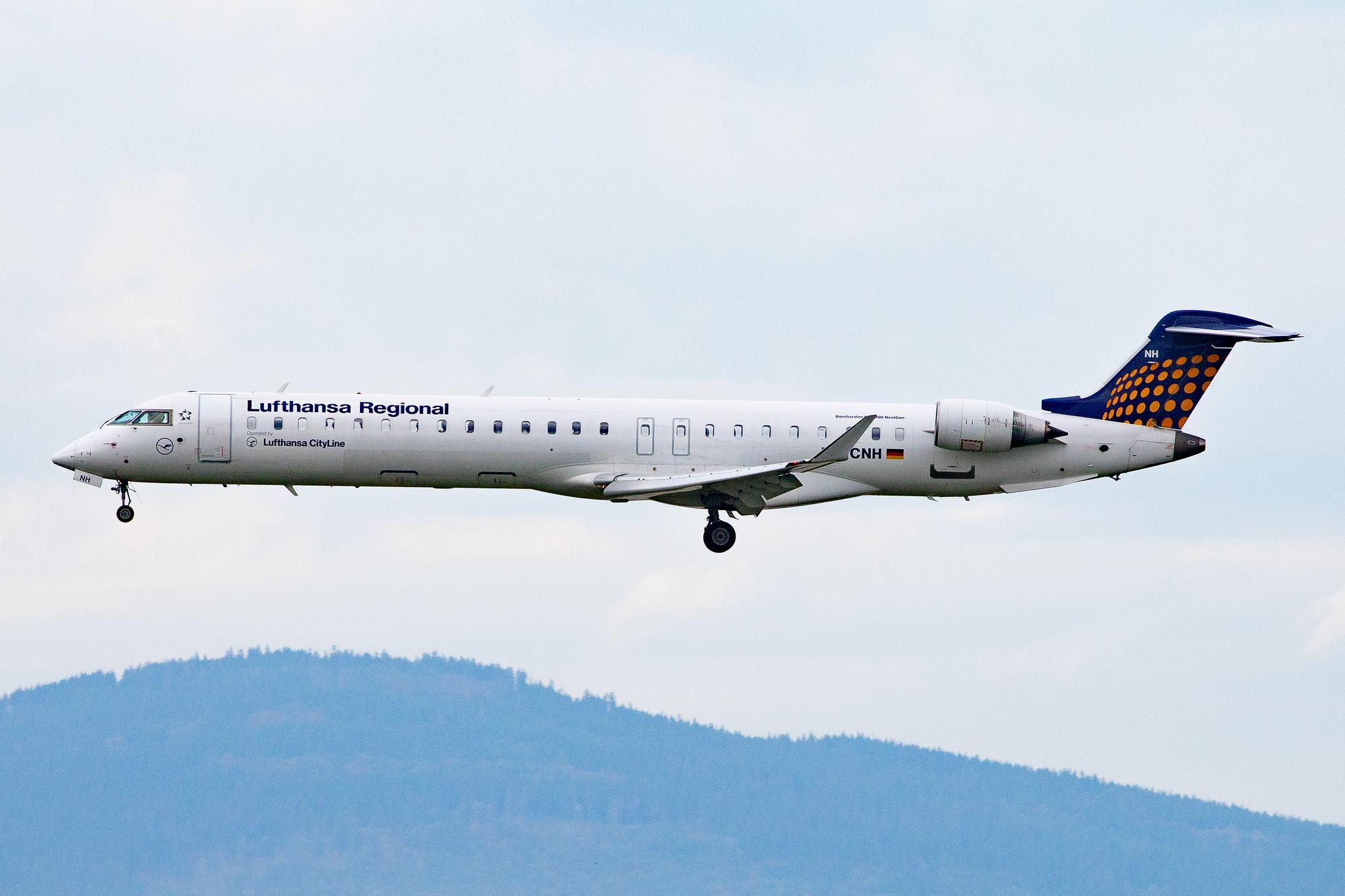 Frankfurt Airport: Lufthansa (LH / DLH) | Operator: Lufthansa CityLine |  Bombardier CRJ-900LR CRJ9 | D-ACNH | MSN 15247