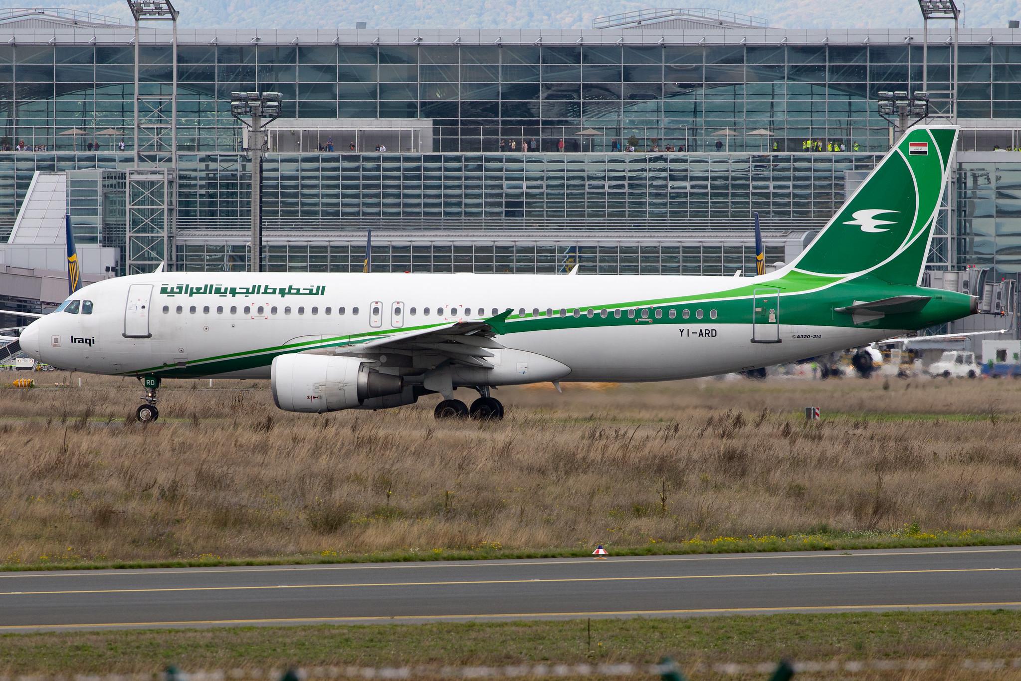 Frankfurt Airport: Iraqi Airways (IA / IAW) |  Airbus A320-214 A320 | YI-ARD | MSN 5464