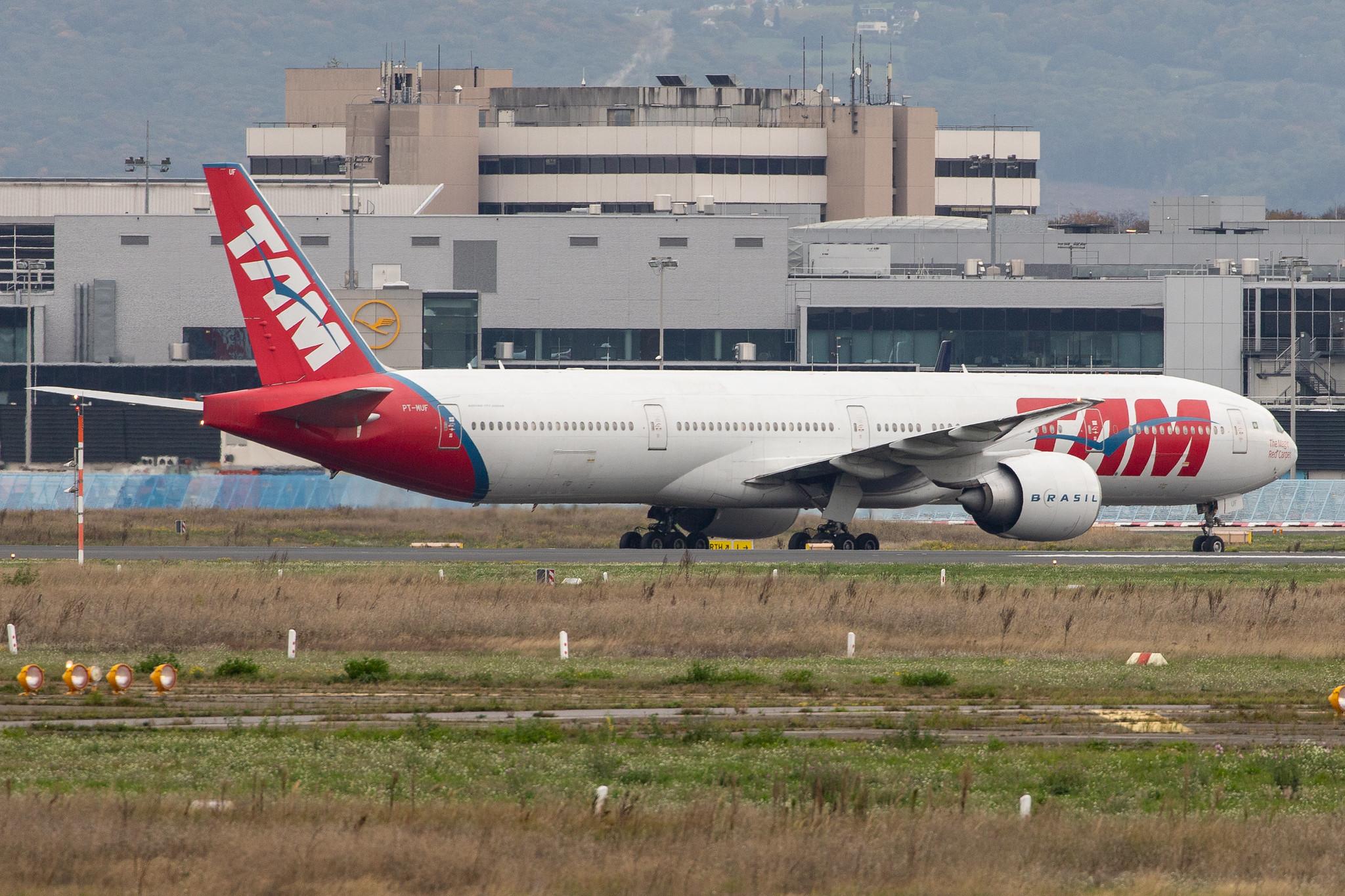 Frankfurt Airport: LATAM Brasil (JJ / TAM) |  Boeing 777-32W(ER) B77W | PT-MUF | MSN 38887