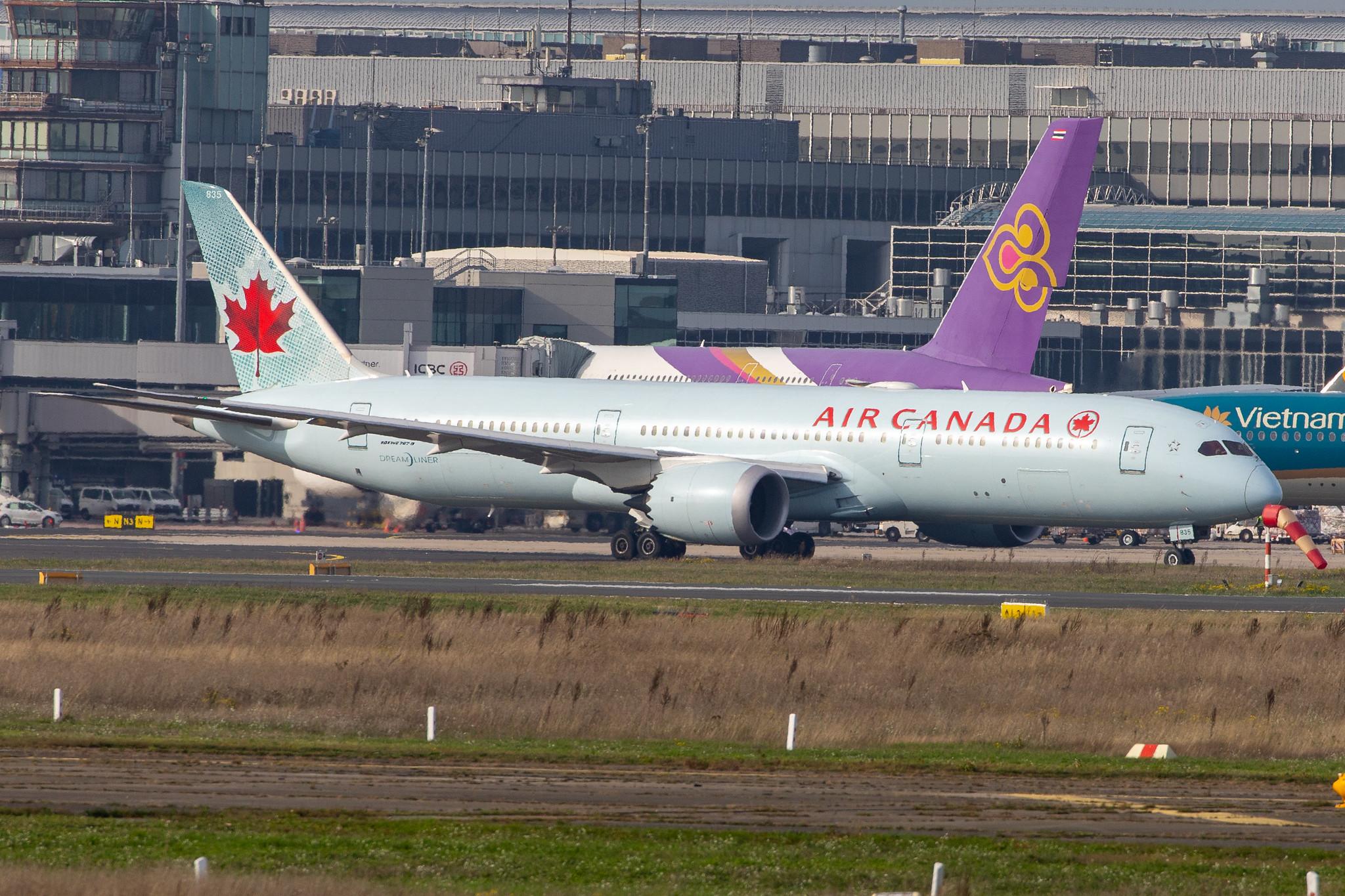 Frankfurt Airport: Air Canada (AC / ACA) |  Boeing 787-9 Dreamliner B789 | C-FGDT | MSN 37171