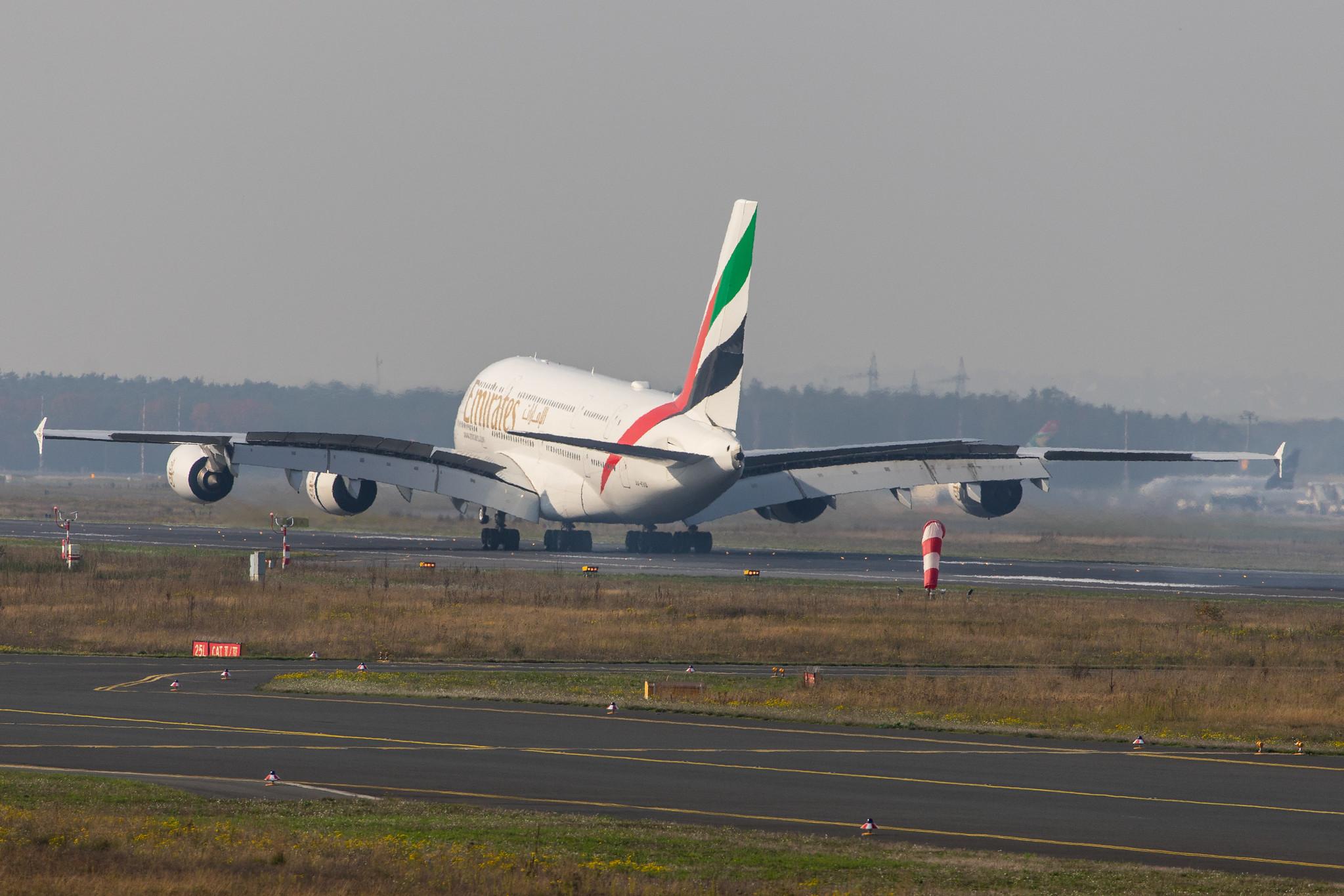 Frankfurt Airport: Emirates (EK / UAE) |  Airbus A380-861 A388 | A6-EUD | MSN 216
