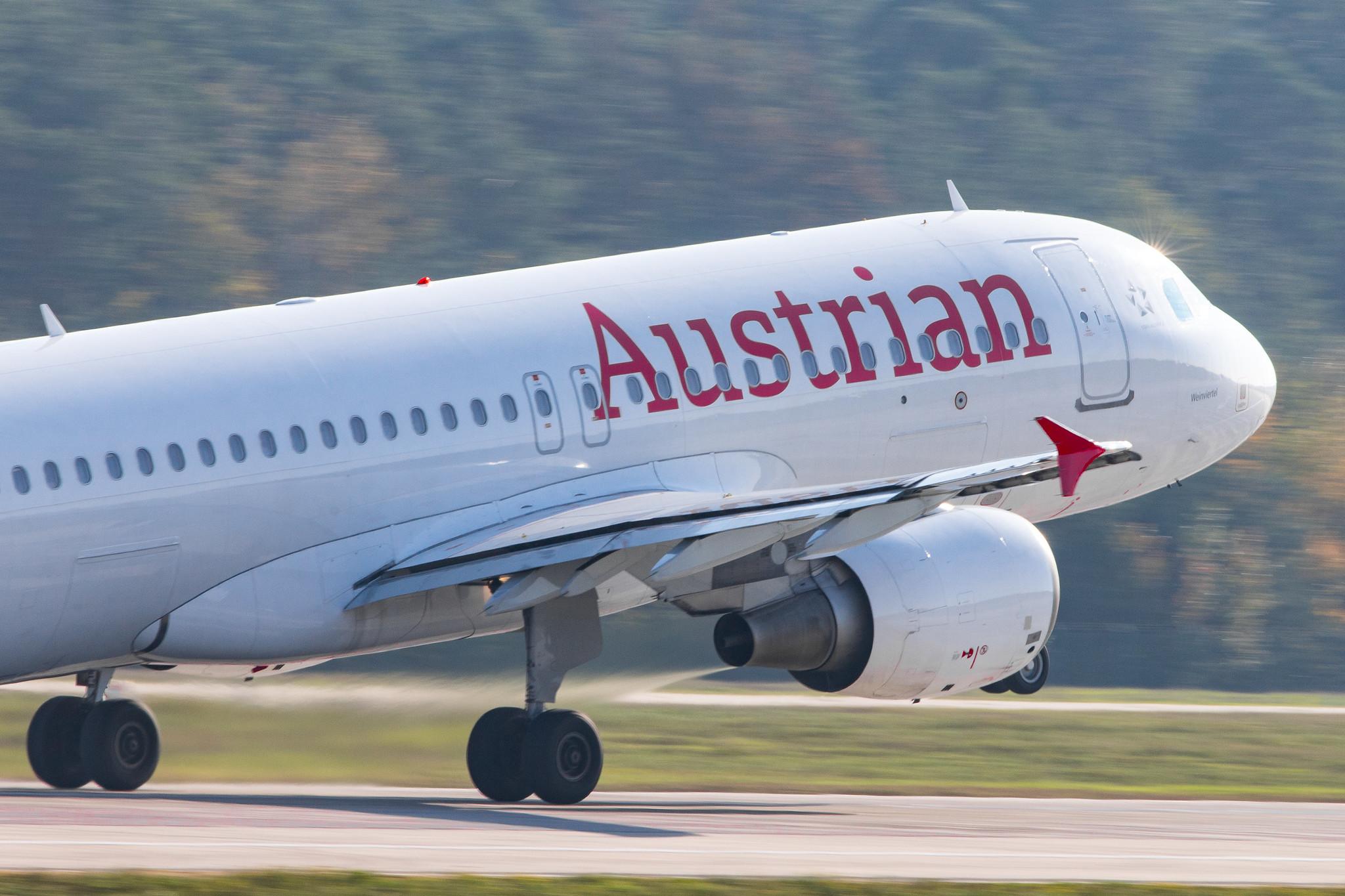 Frankfurt Airport: Austrian Airlines (OS / AUA) |  Airbus A320-214 A320 | OE-LBV | MSN 1385