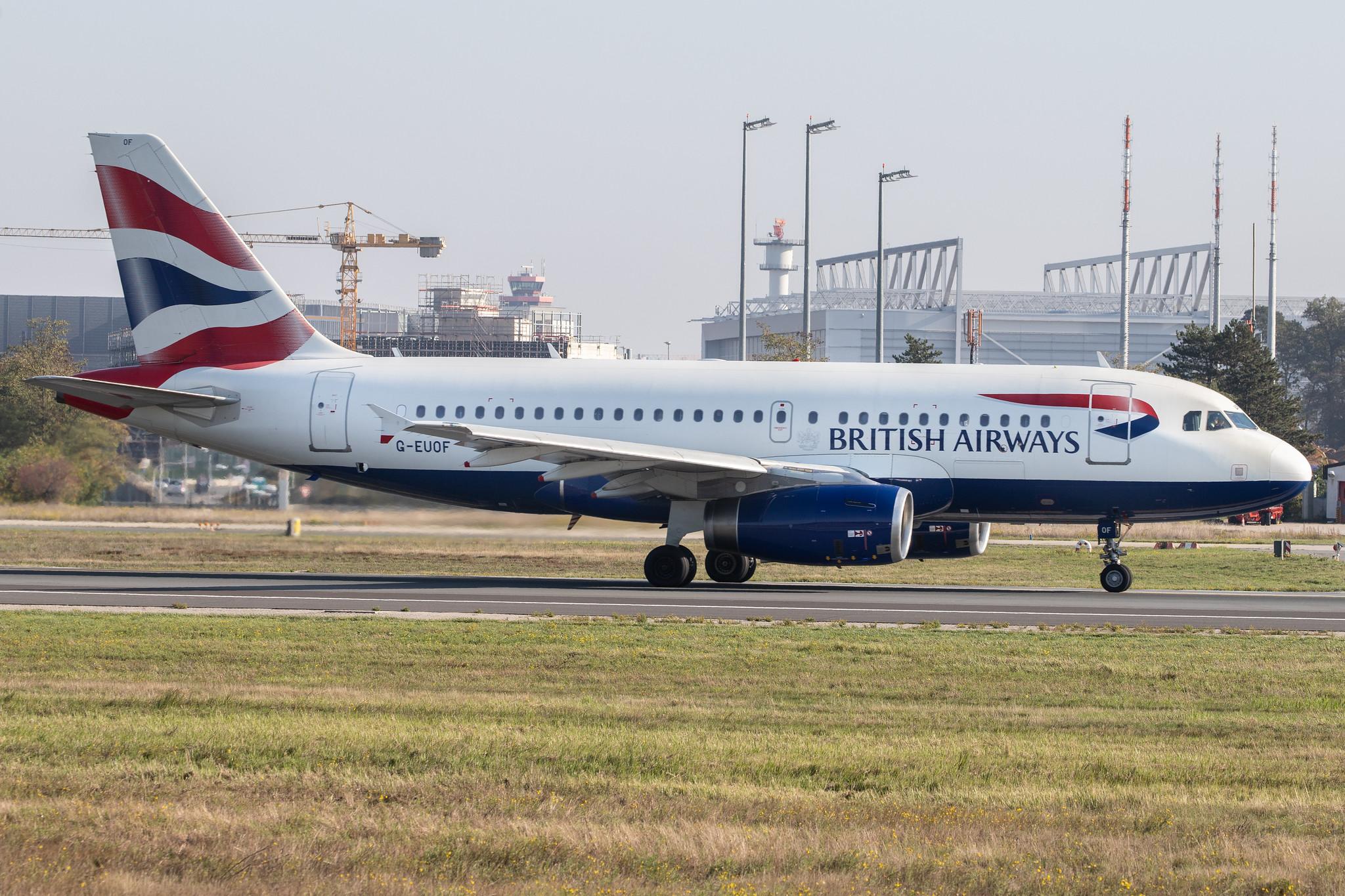 Frankfurt Airport: British Airways (BA / BAW) |  Airbus A319-131 A319 | G-EUOF | MSN 1590