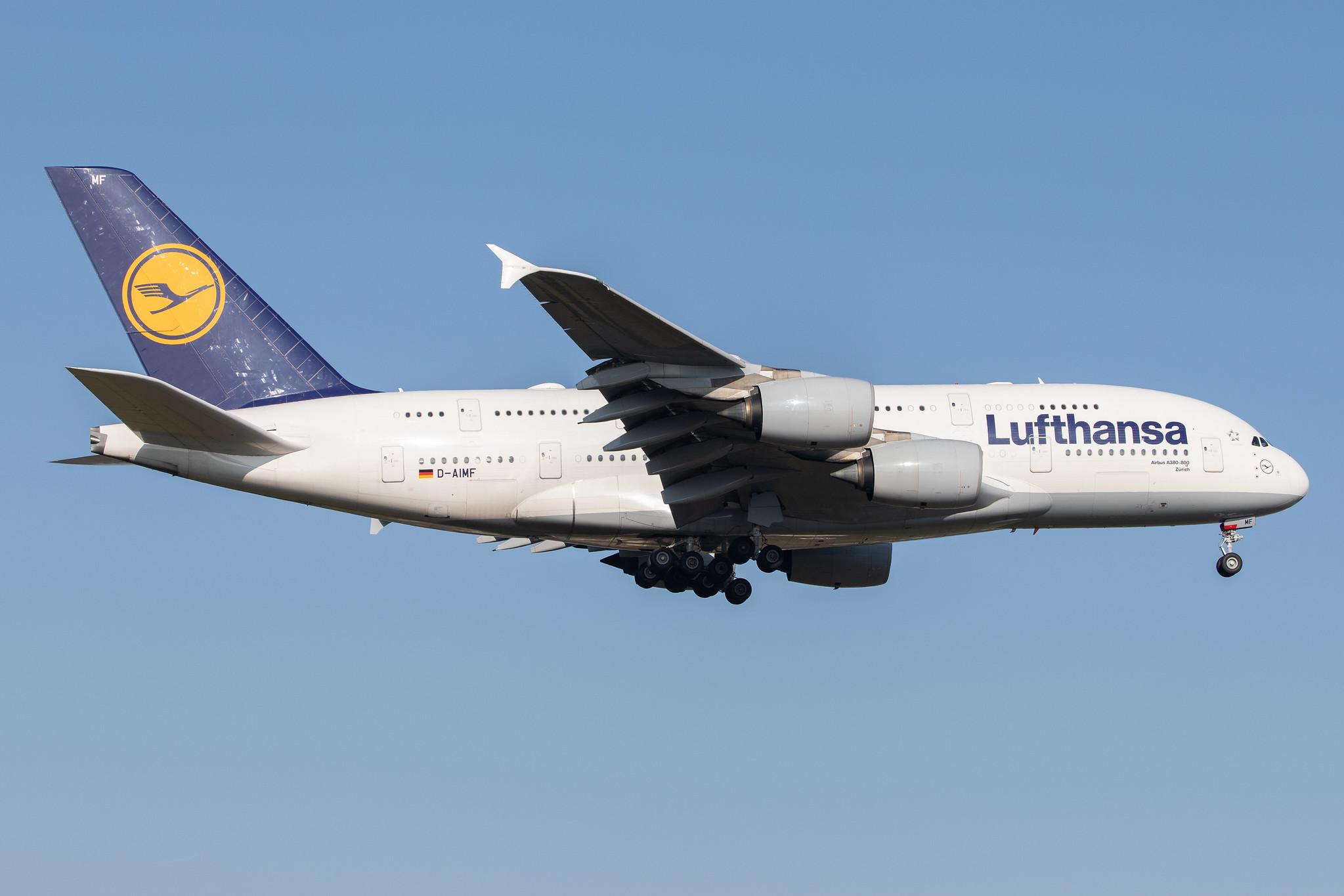 Frankfurt Airport: Lufthansa (LH / DLH) |  Airbus A380-841 A388 | D-AIMF | MSN 066