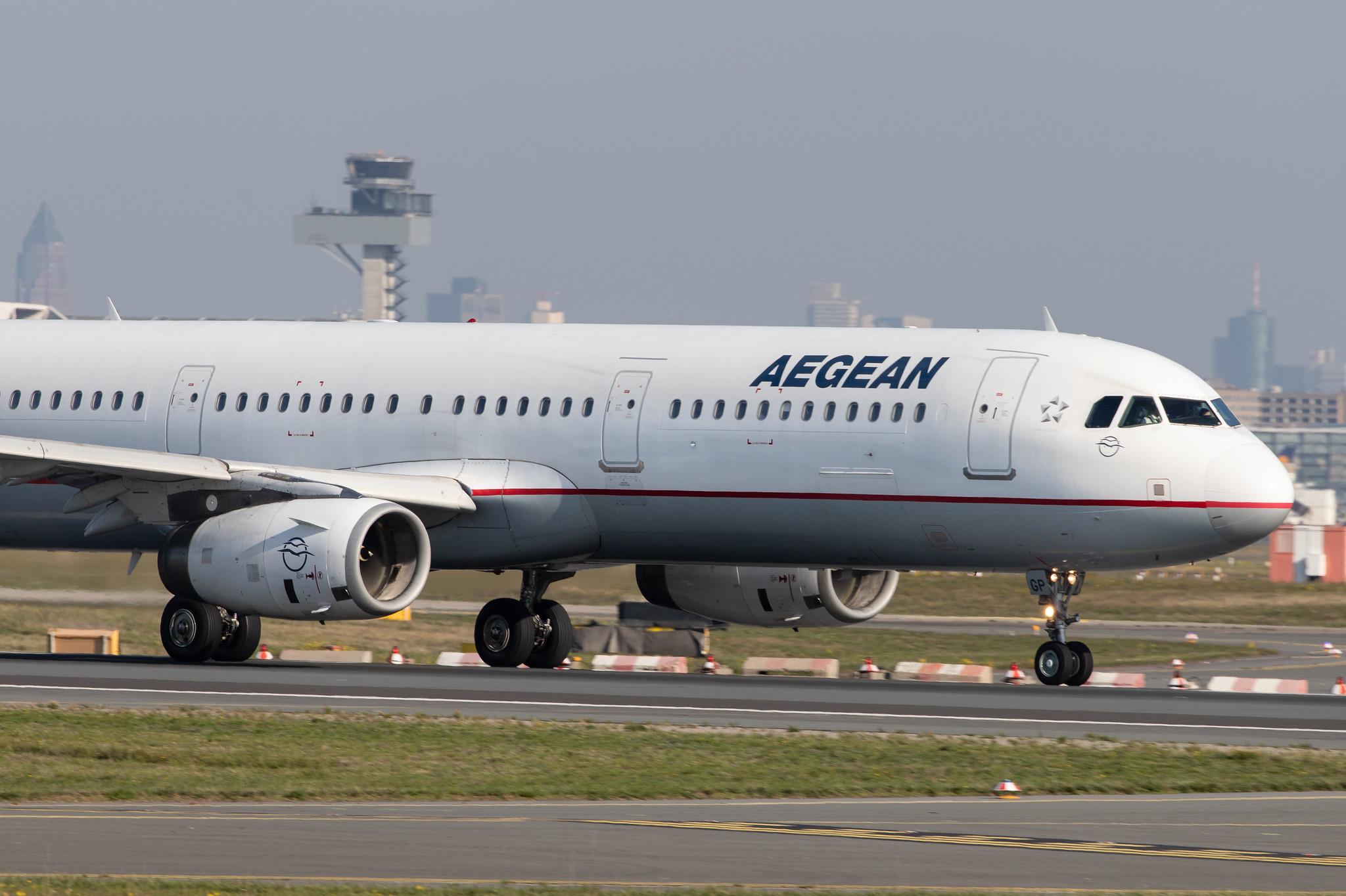 Frankfurt Airport: Aegean Airlines (A3 / AEE) |  Airbus A321-232 A321 | SX-DGP | MSN 3302