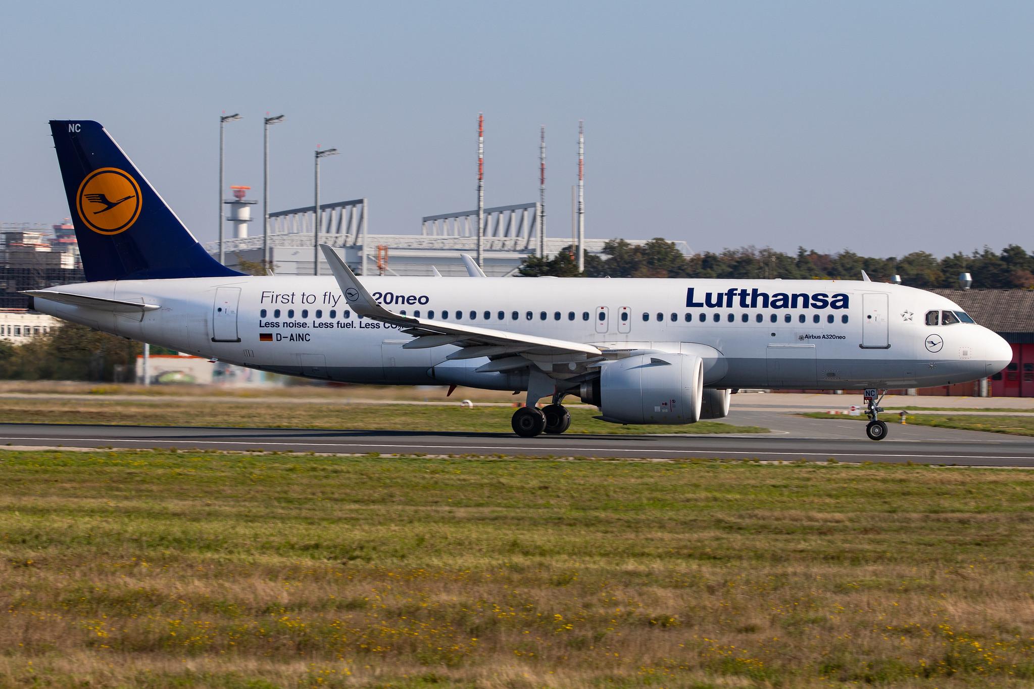 Frankfurt Airport: Lufthansa (LH / DLH) | Livery: First to fly A320neo Sticker | Airbus A320-271N A20N | D-AINC | MSN 6920