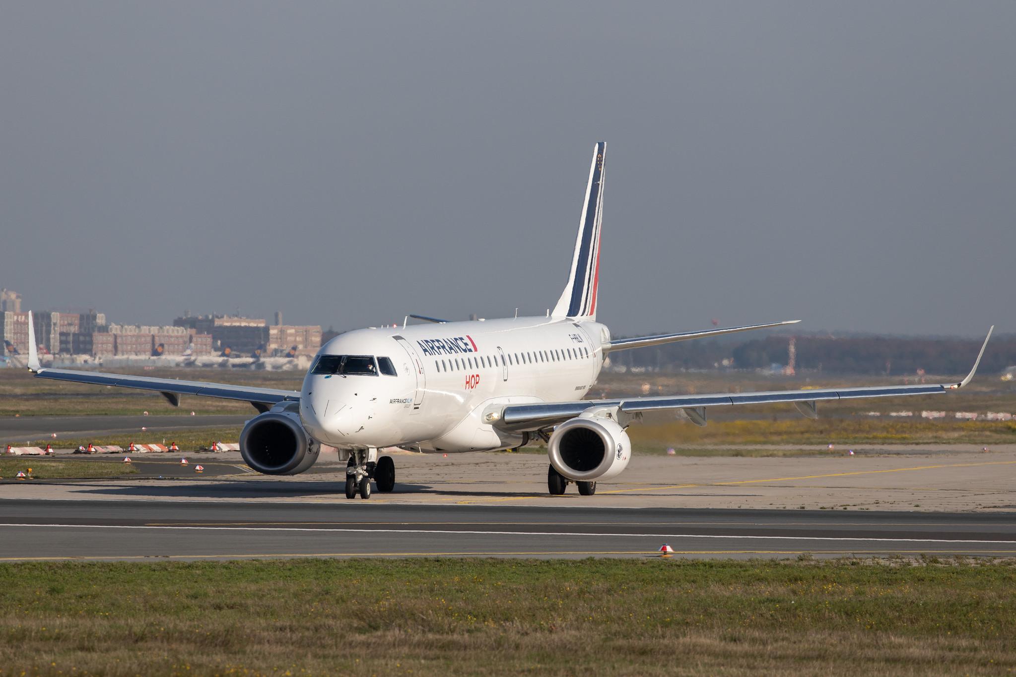 Frankfurt Airport: Air France (AF / AFR) | Operator: HOP! |  Embraer ERJ-190STD E190 | F-HBLN | MSN 19000769