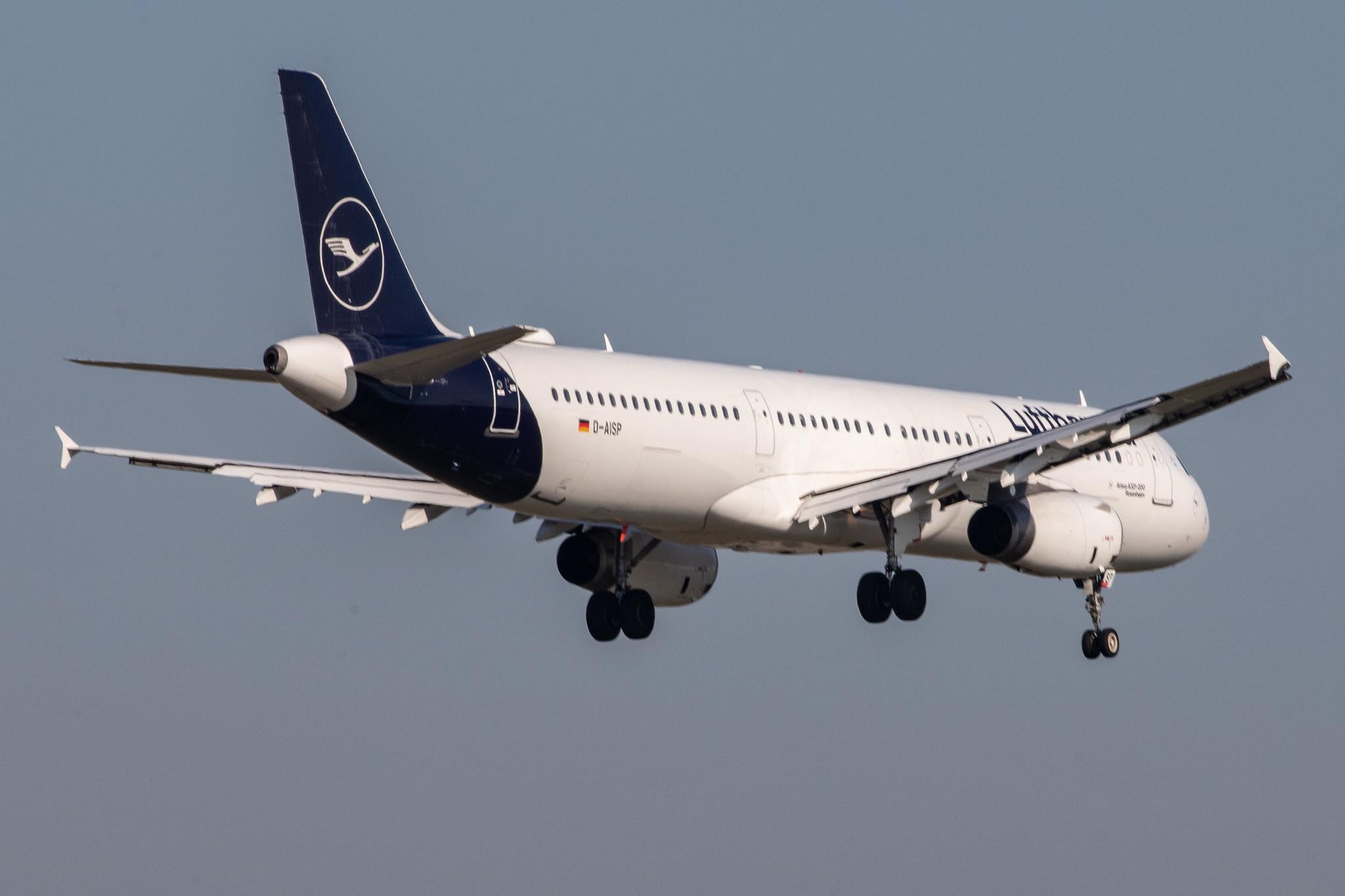 Frankfurt Airport: Lufthansa (LH / DLH) |  Airbus A321-231 A321 | D-AISP | MSN 3864