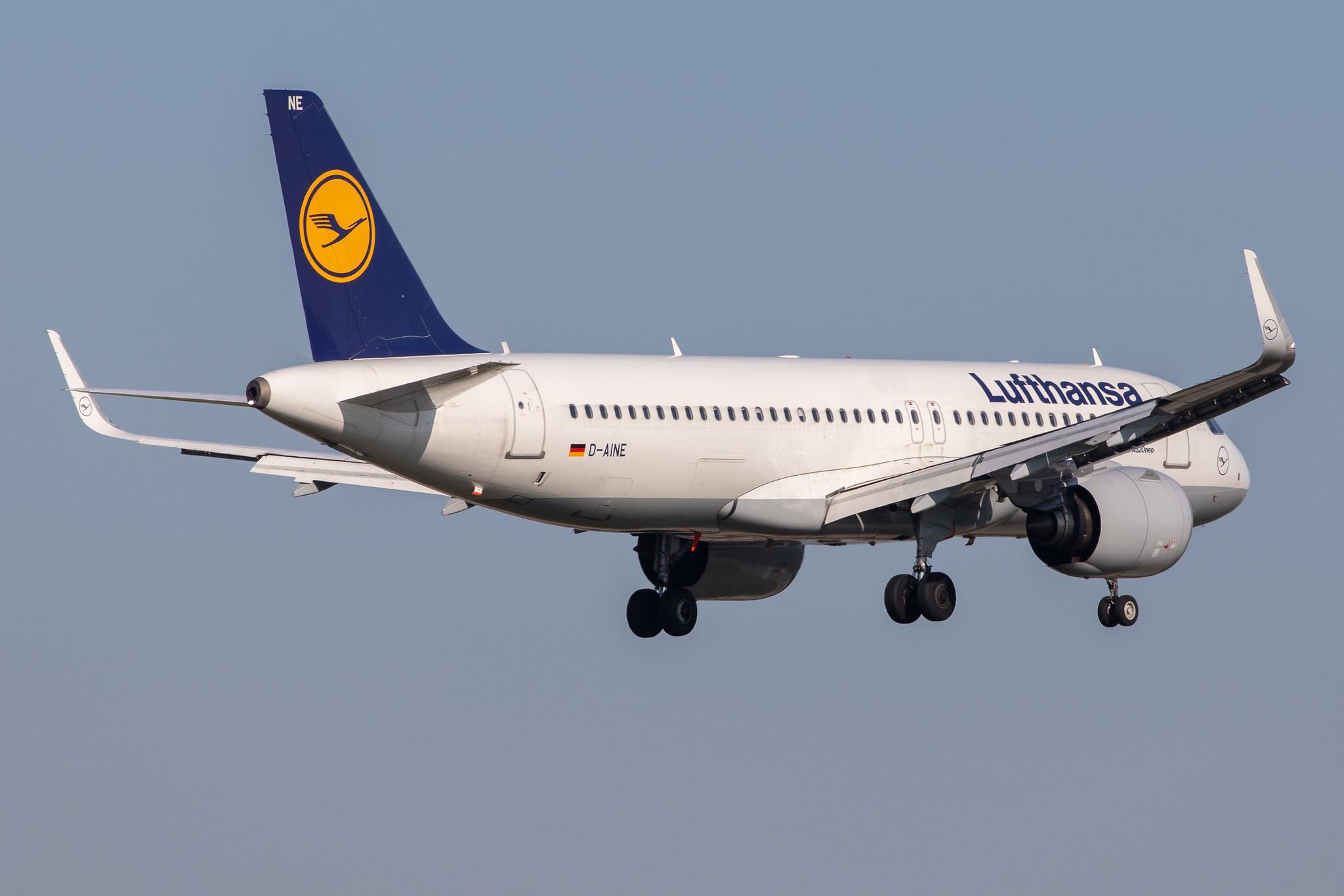 Frankfurt Airport: Lufthansa (LH / DLH) |  Airbus A320-271N A20N | D-AINE | MSN 7103