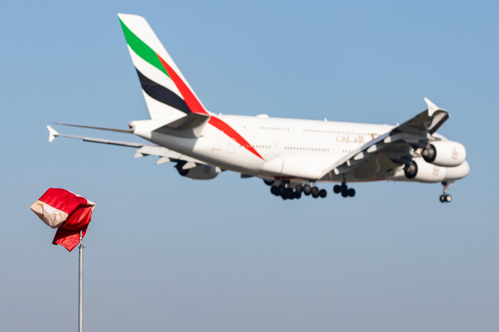 Frankfurt Airport: Emirates (EK / UAE) |  Airbus A380-861 A388 | A6-EUC | MSN 214