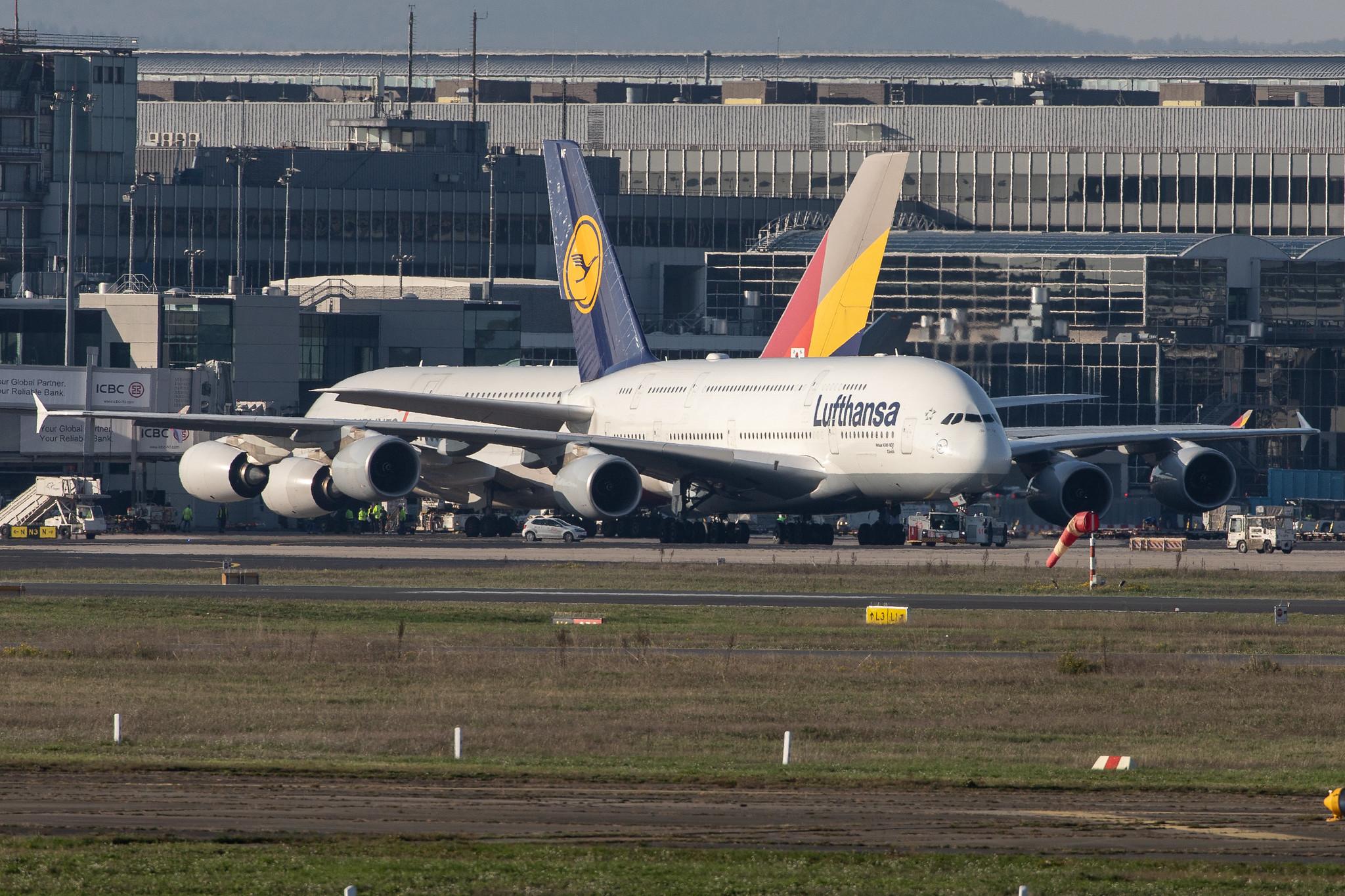 Frankfurt Airport: Lufthansa (LH / DLH) |  Airbus A380-841 A388 | D-AIMF | MSN 066