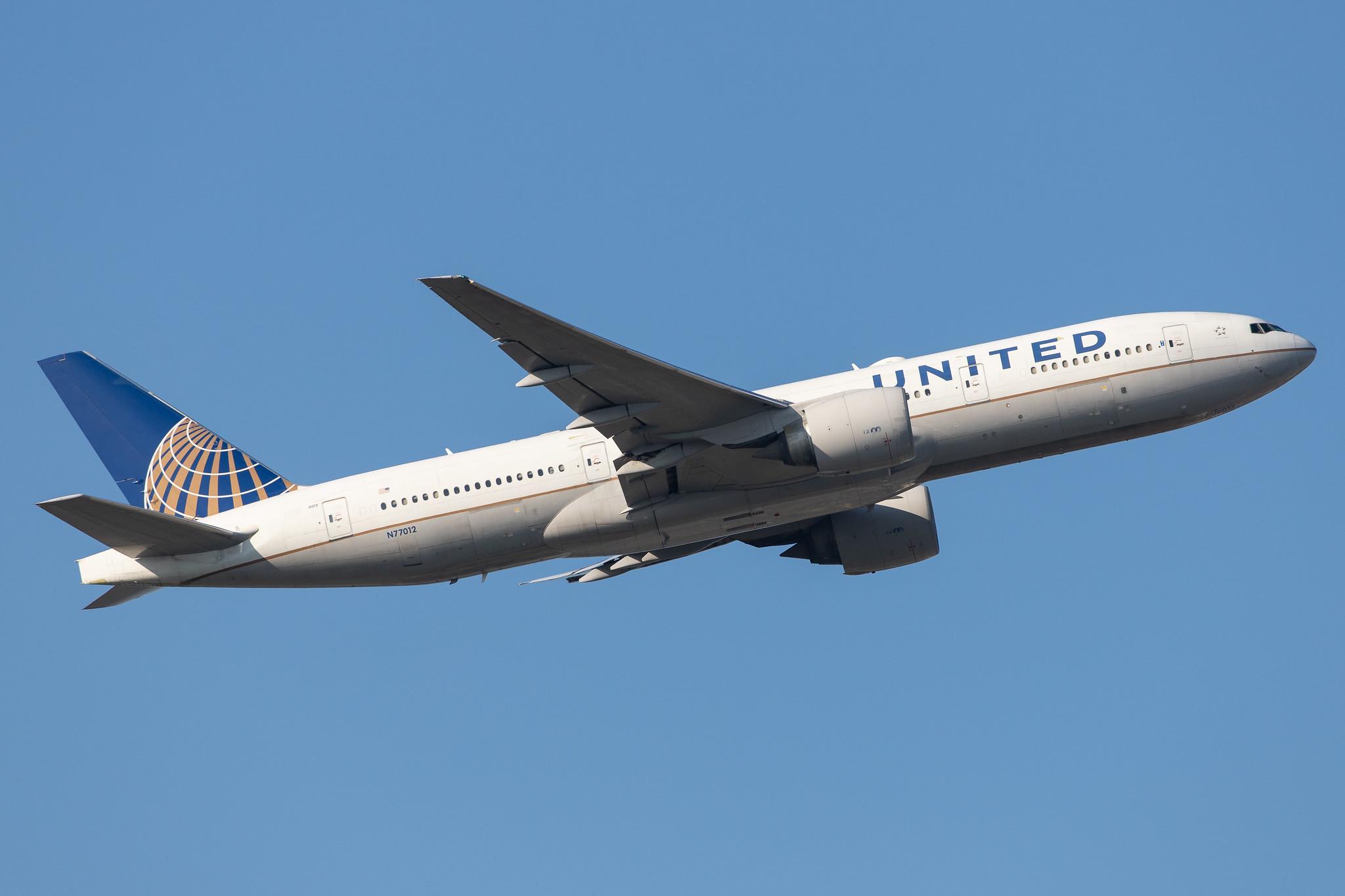 Frankfurt Airport: United Airlines (UA / UAL) |  Boeing 777-224(ER) B772 | N77012 | MSN 29860