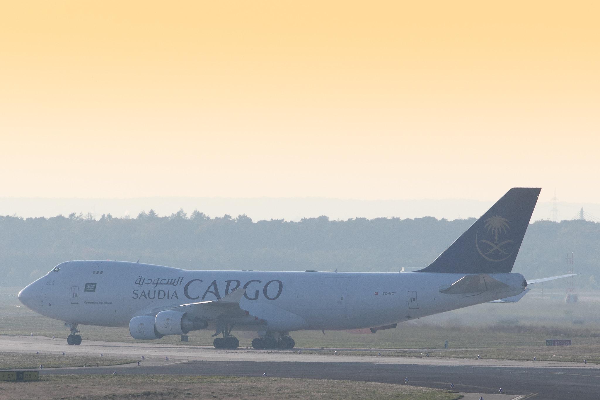 Frankfurt Airport: Saudia Cargo (SV / SVA) | Operator: AirACT |  Boeing 747-412F(SCD) B744 | TC-MCT | MSN 26559