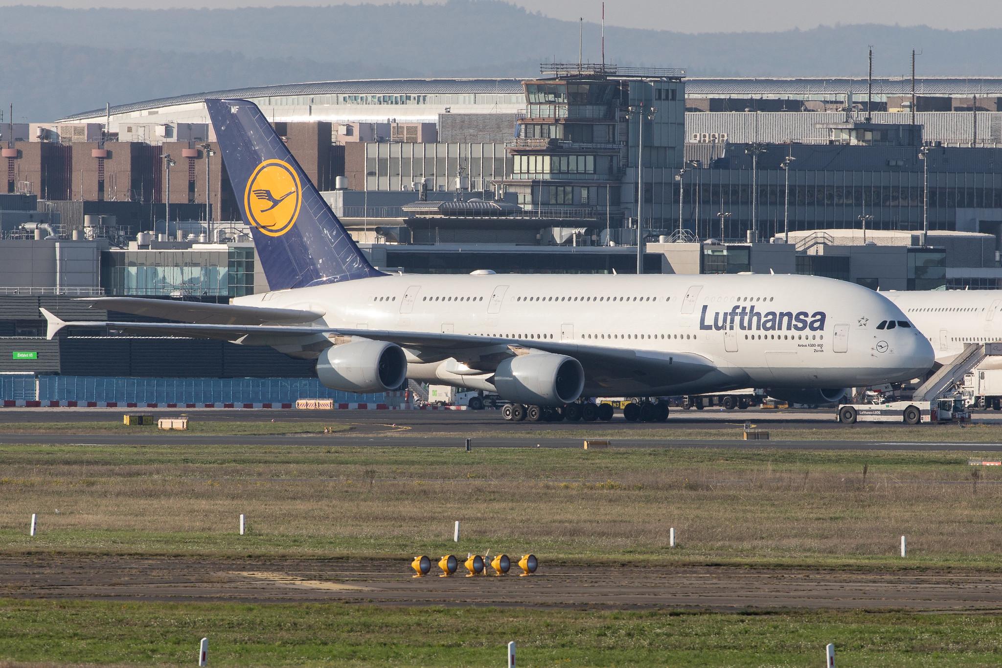 Frankfurt Airport: Lufthansa (LH / DLH) |  Airbus A380-841 A388 | D-AIMF | MSN 066