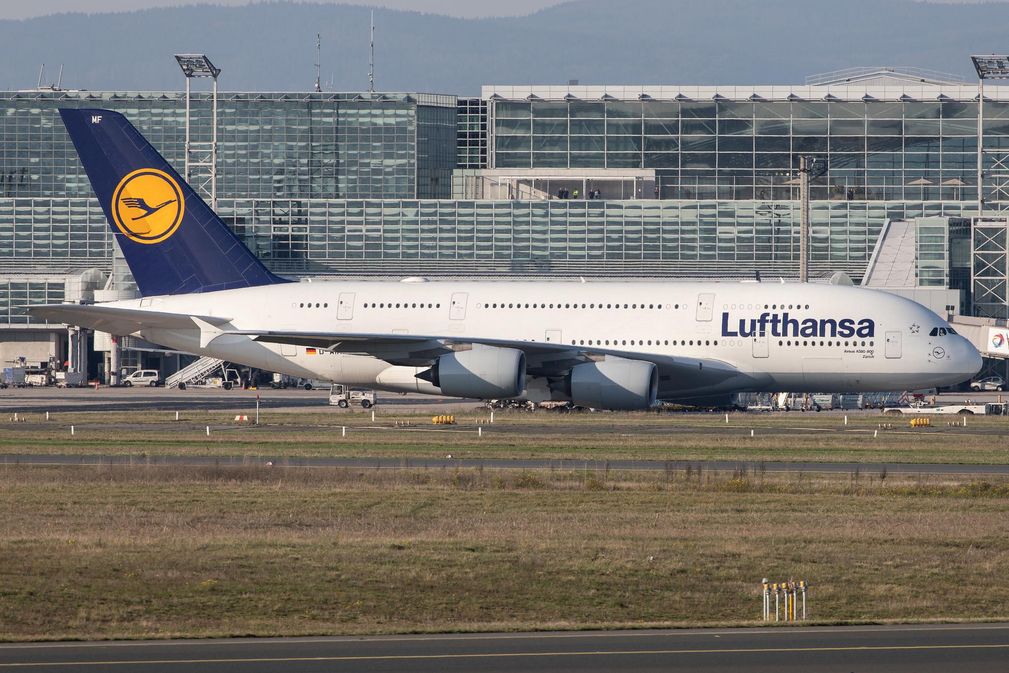 Frankfurt Airport: Lufthansa (LH / DLH) |  Airbus A380-841 A388 | D-AIMF | MSN 066