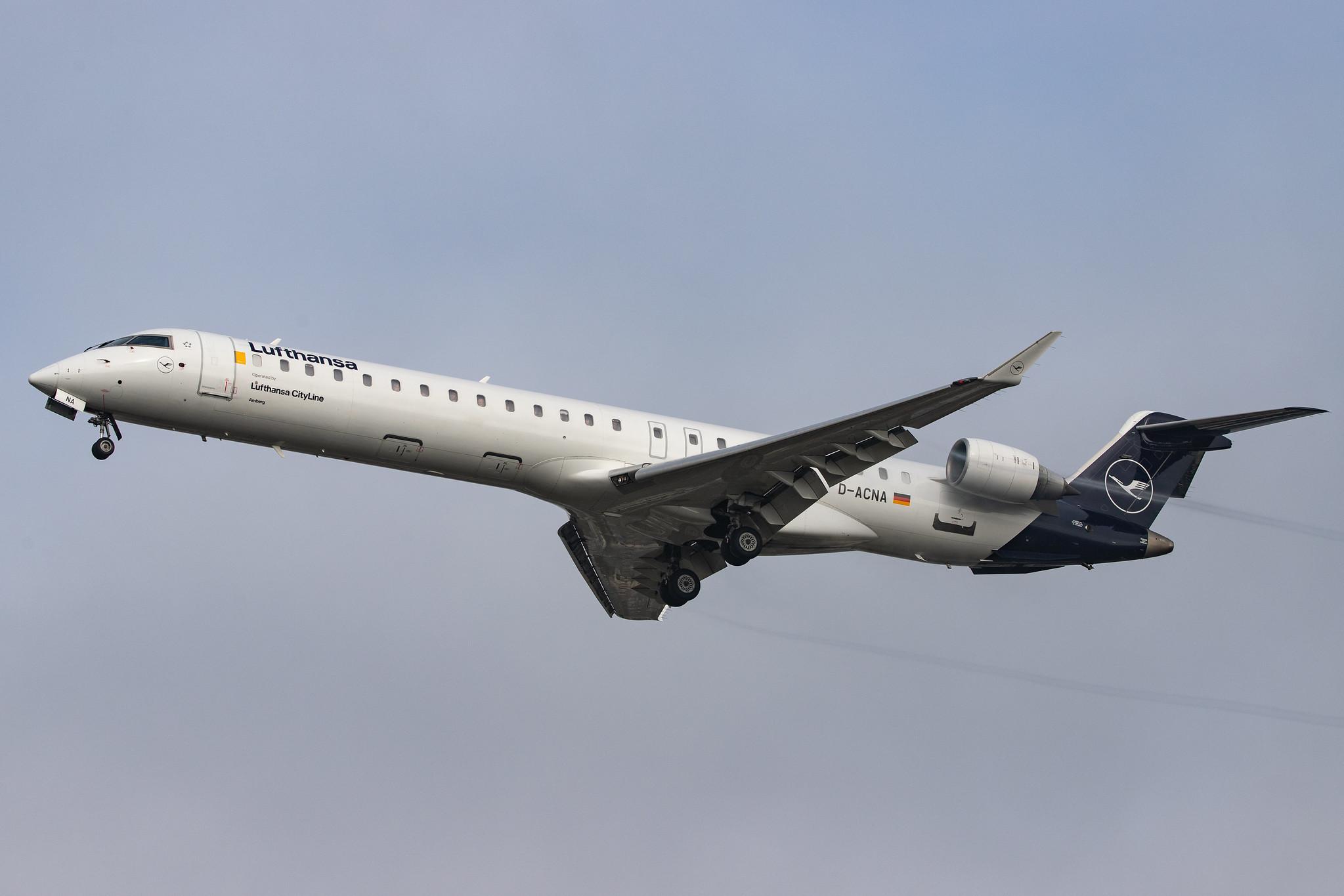 Frankfurt Airport: Lufthansa (LH / DLH) | Operator: Lufthansa CityLine |  Bombardier CRJ-900LR CRJ9 | D-ACNA | MSN 15229