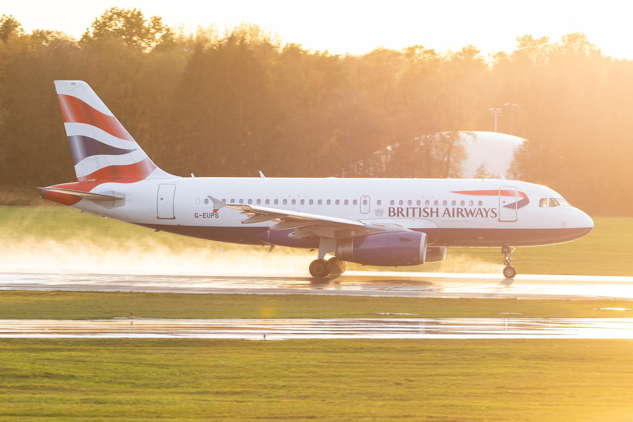 Hamburg Airport: British Airways (BA / BAW) |  Airbus A319-131 A319 | G-EUPS | MSN 1338